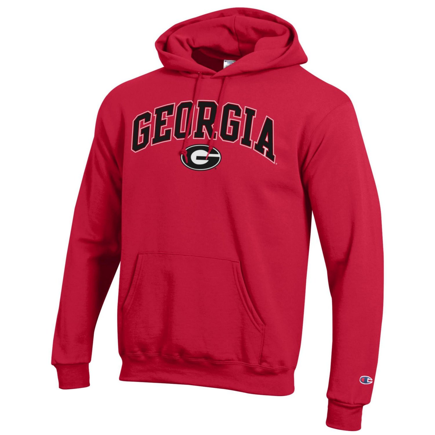 Champion Georgia Bulldogs Arch Over Logo Pullover Hoodie - view number 2