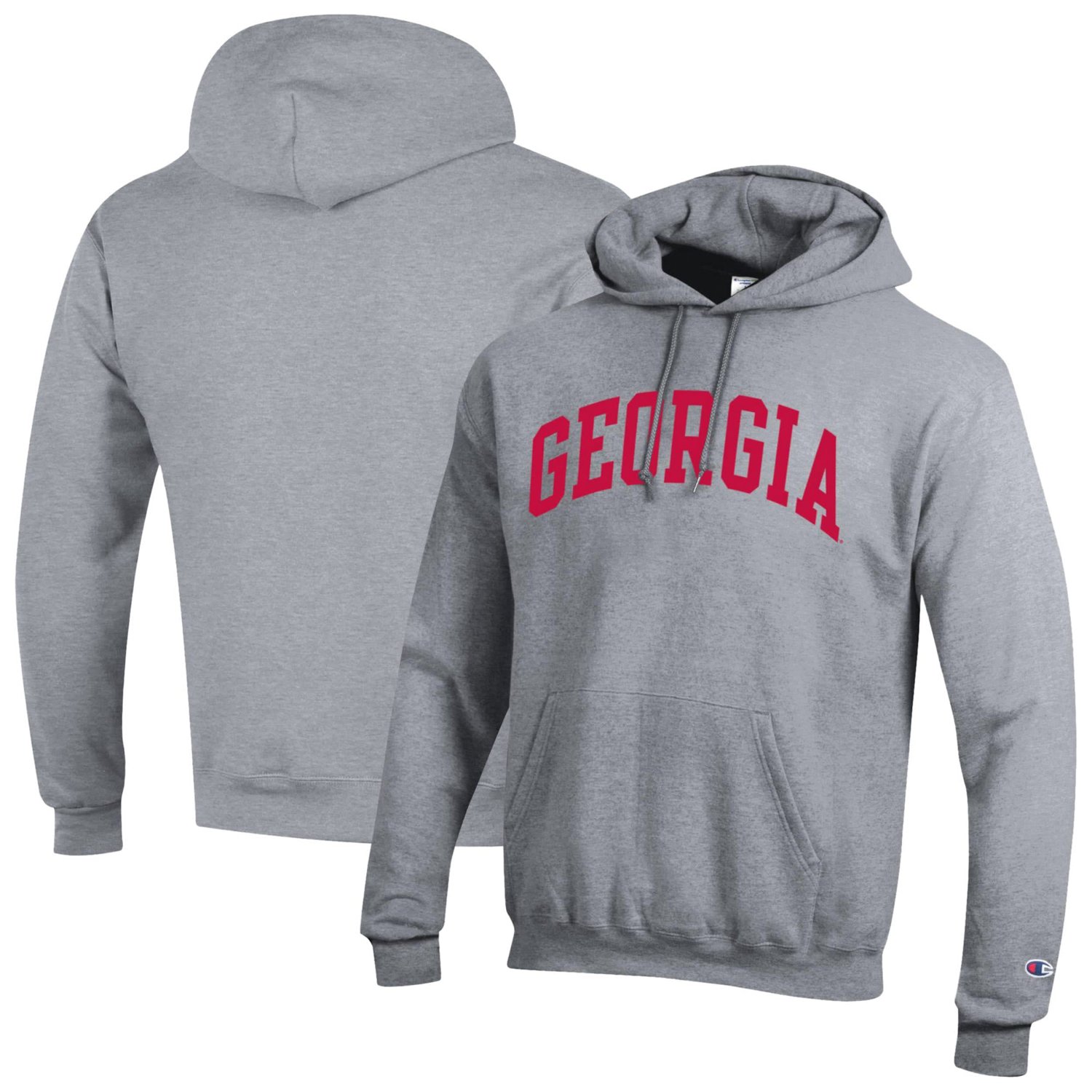 Champion Georgia Bulldogs Basic Arch Fleece Pullover Hoodie - view number 1