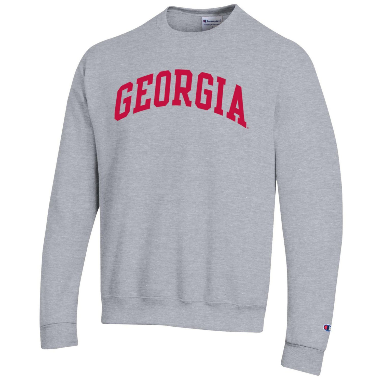 Champion Georgia Bulldogs Basic Arch Fleece Pullover Sweatshirt - view number 2