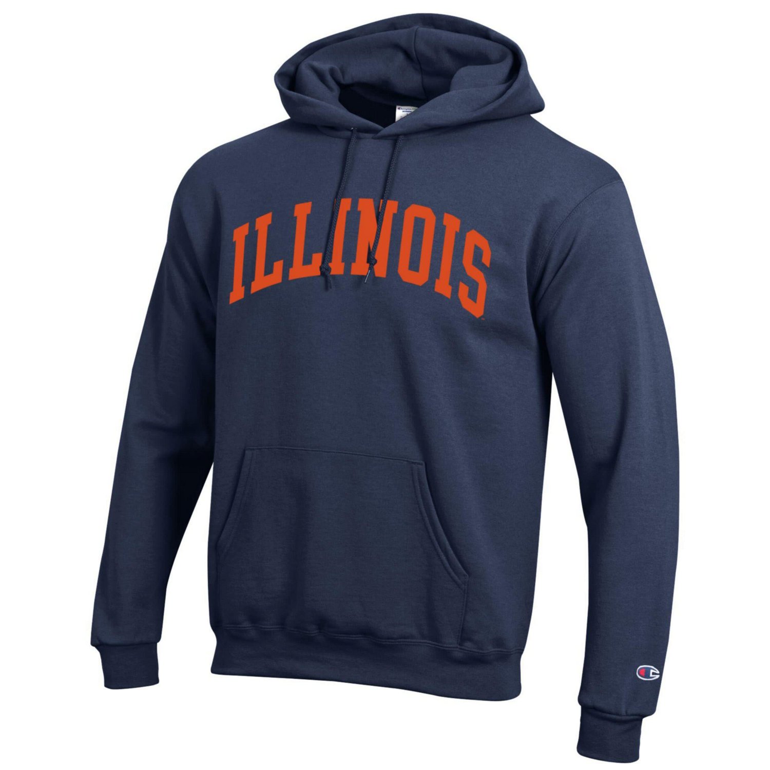 Champion Illinois Fighting Illini Basic Arch Fleece Pullover Hoodie - view number 2