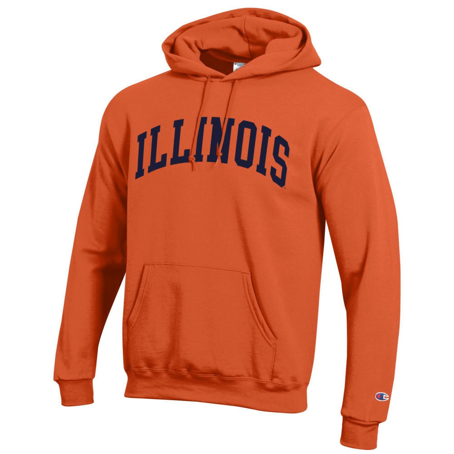 Champion Illinois Fighting Illini Basic Arch Fleece Pullover Hoodie - view number 2