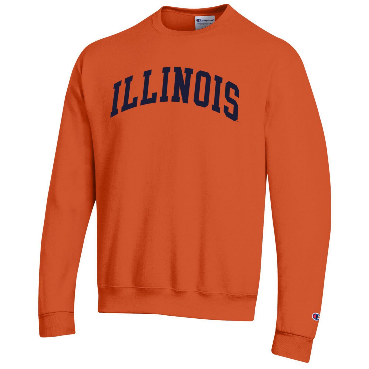 Champion Illinois Fighting Illini Basic Arch Fleece Pullover Sweatshirt - view number 2