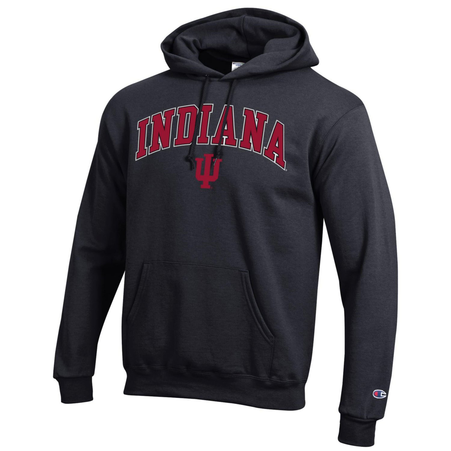 Champion Indiana Hoosiers Arch Over Logo Pullover Hoodie - view number 2