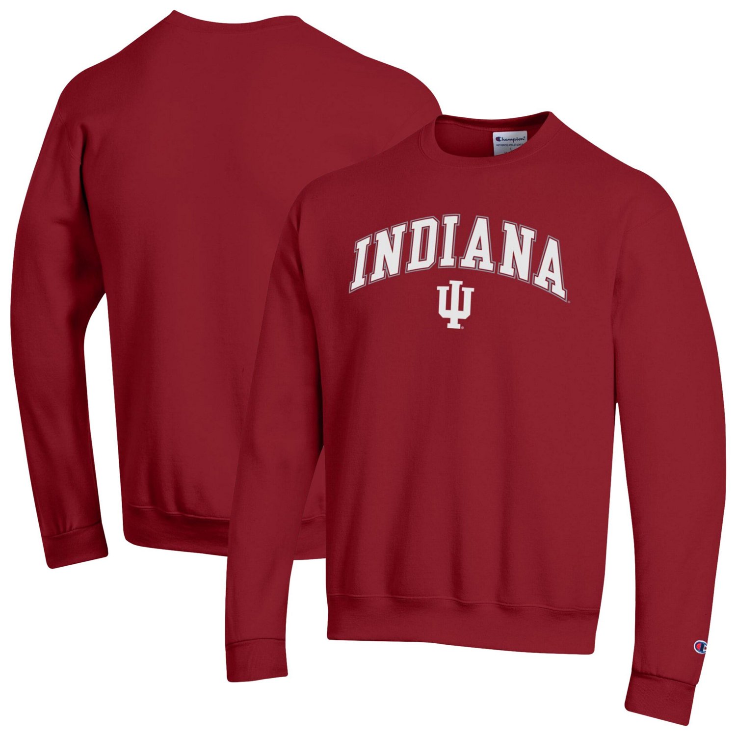 Champion Indiana Hoosiers Arch Over Logo Pullover Sweatshirt - view number 1