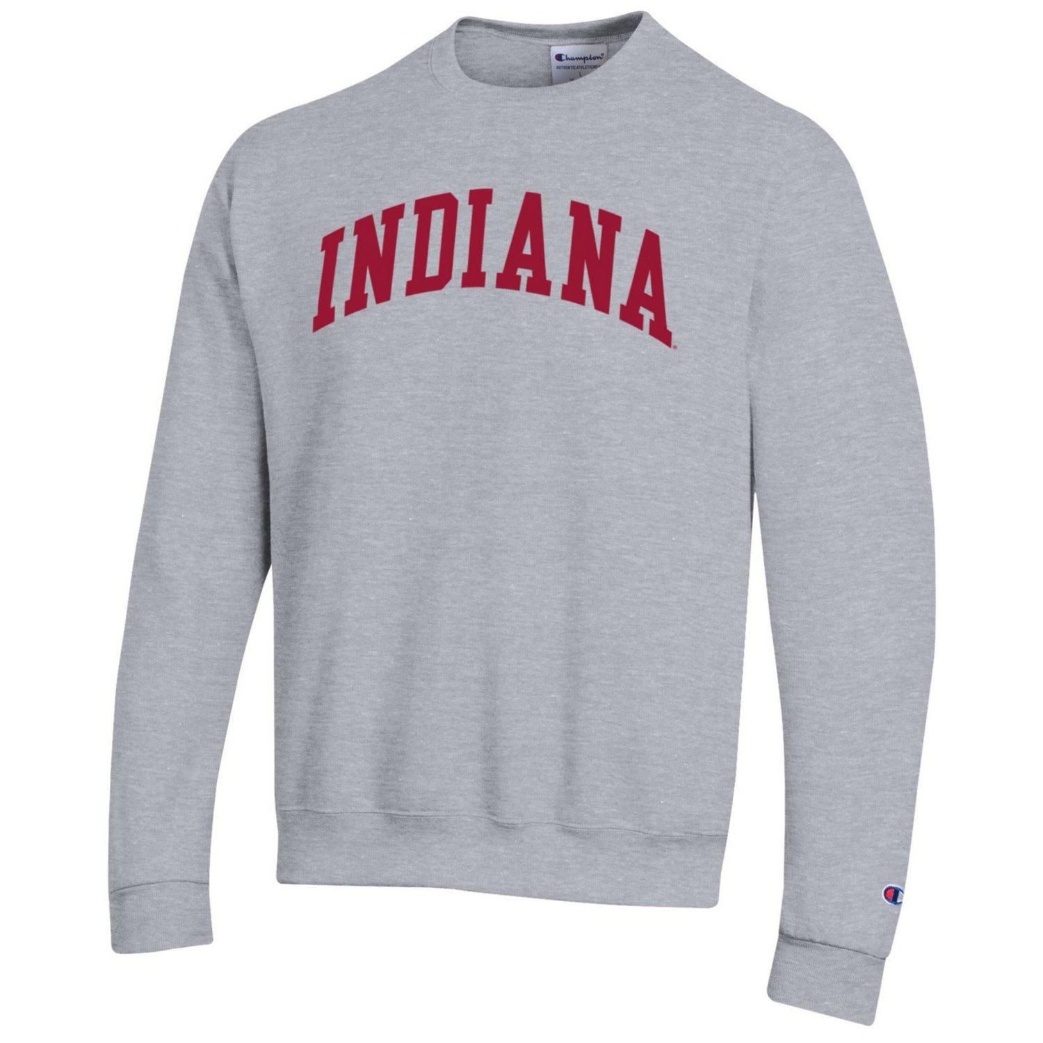 Champion Indiana Hoosiers Basic Arch Fleece Pullover Sweatshirt - view number 2
