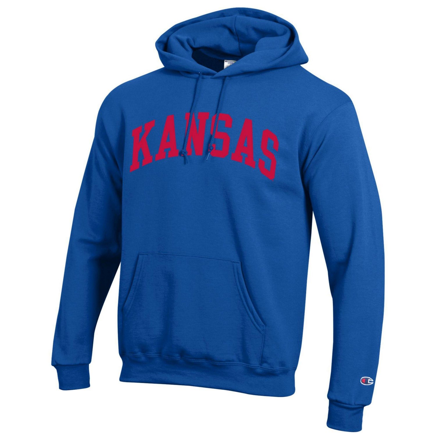 Champion Kansas Jayhawks Basic Arch Fleece Pullover Hoodie - view number 2