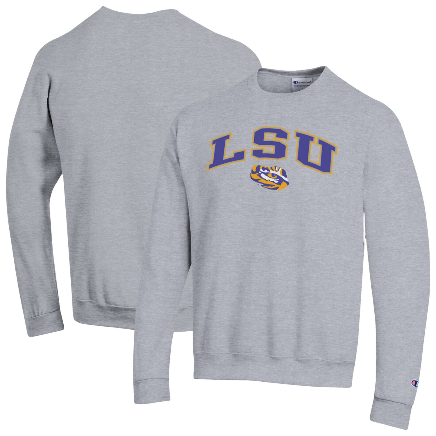 Champion LSU Tigers Arch Over Logo Pullover Sweatshirt - view number 1