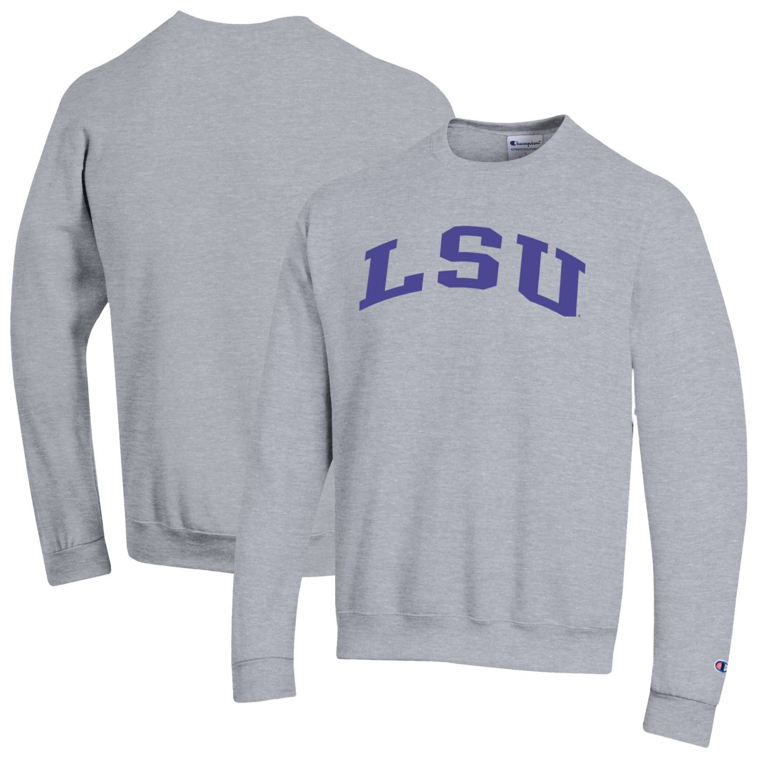 Champion LSU Tigers Basic Arch Fleece Pullover Sweatshirt - view number 1