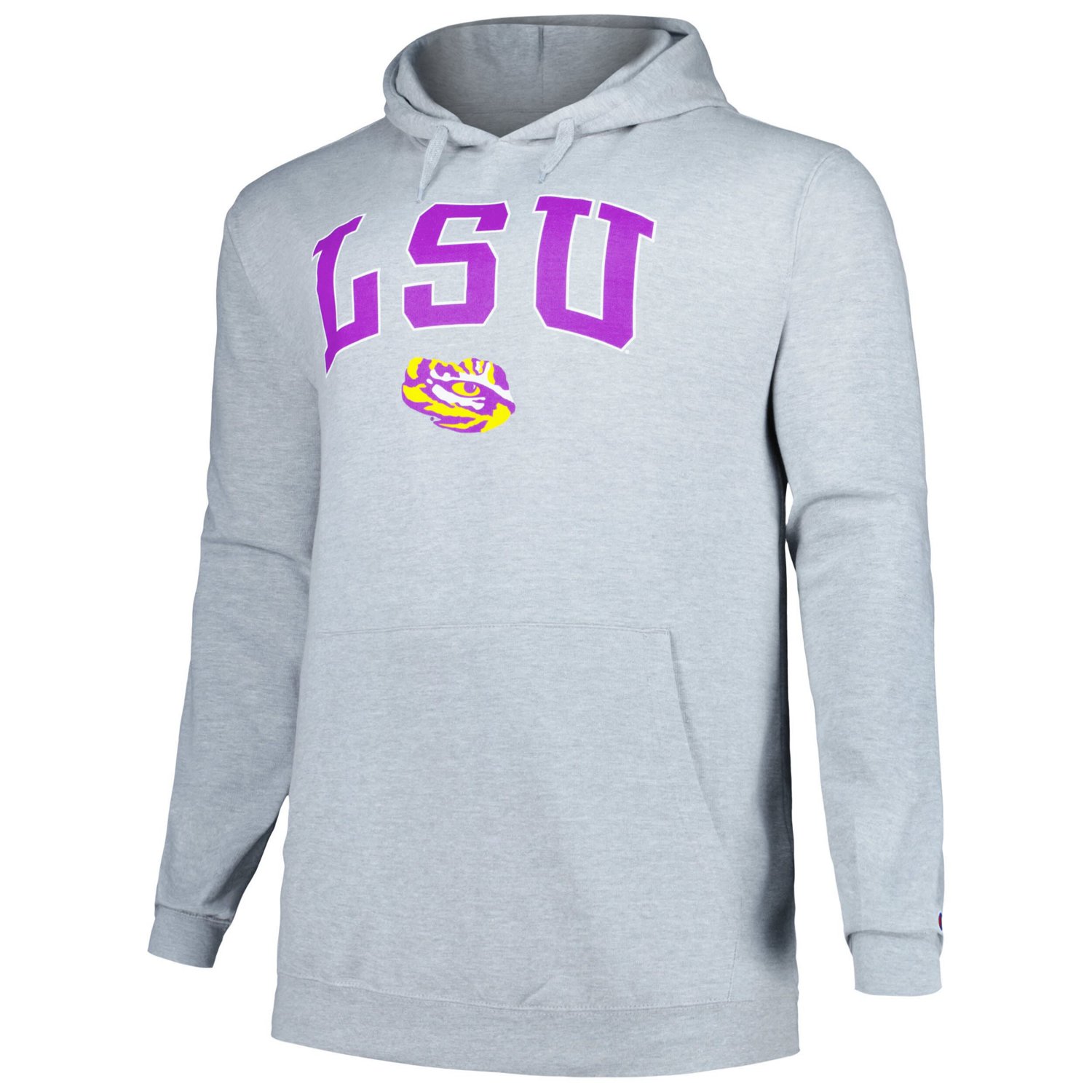 Champion LSU Tigers Big  Tall Arch Over Logo Powerblend Pullover Hoodie