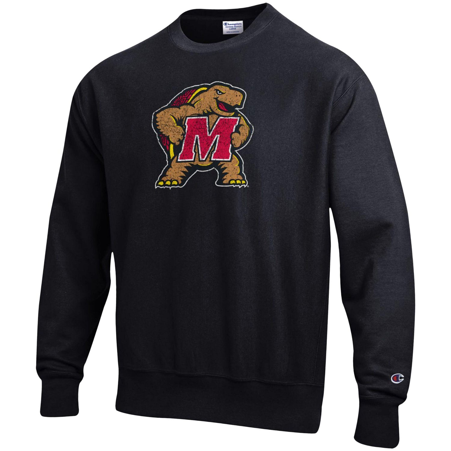 Champion Maryland Terrapins Vault Logo Reverse Weave Pullover Sweatshirt