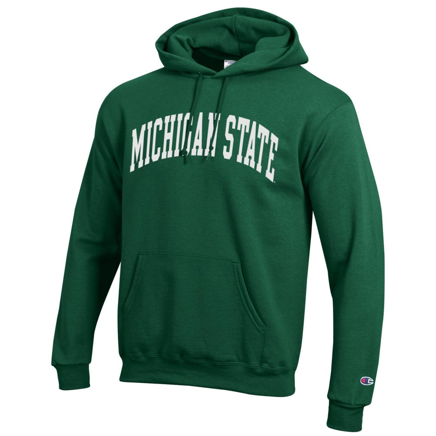 Champion Michigan State Spartans Basic Arch Fleece Pullover Hoodie - view number 2