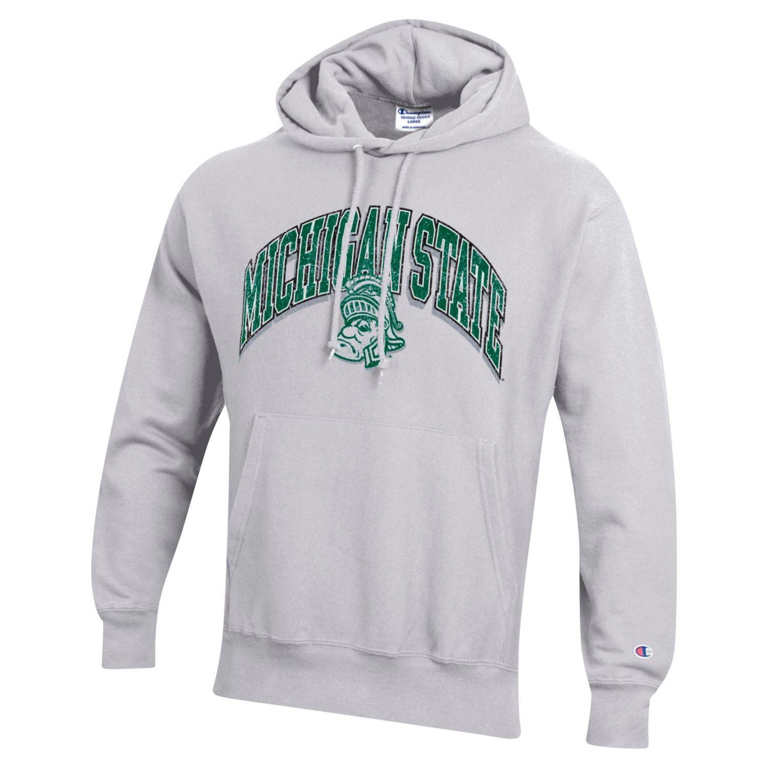 Champion Michigan State Spartans Vault Late Night Reverse Weave Pullover Hoodie - view number 2