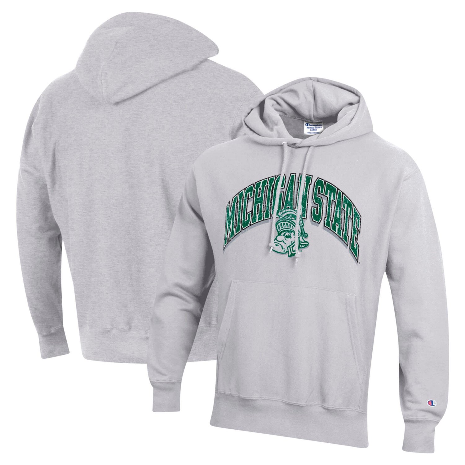 Champion Michigan State Spartans Vault Late Night Reverse Weave Pullover Hoodie - view number 1