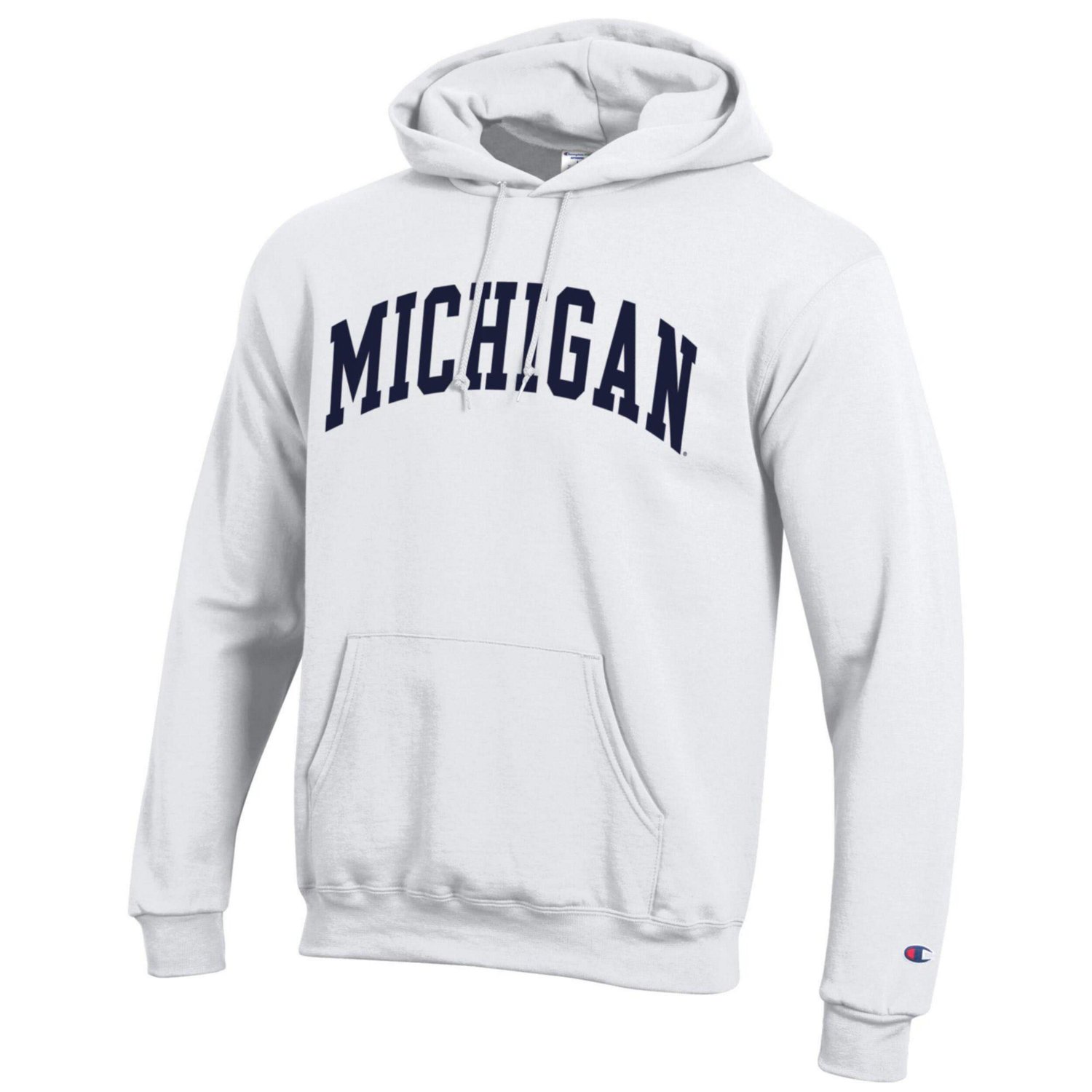 Champion Michigan Wolverines Basic Arch Fleece Pullover Hoodie - view number 2