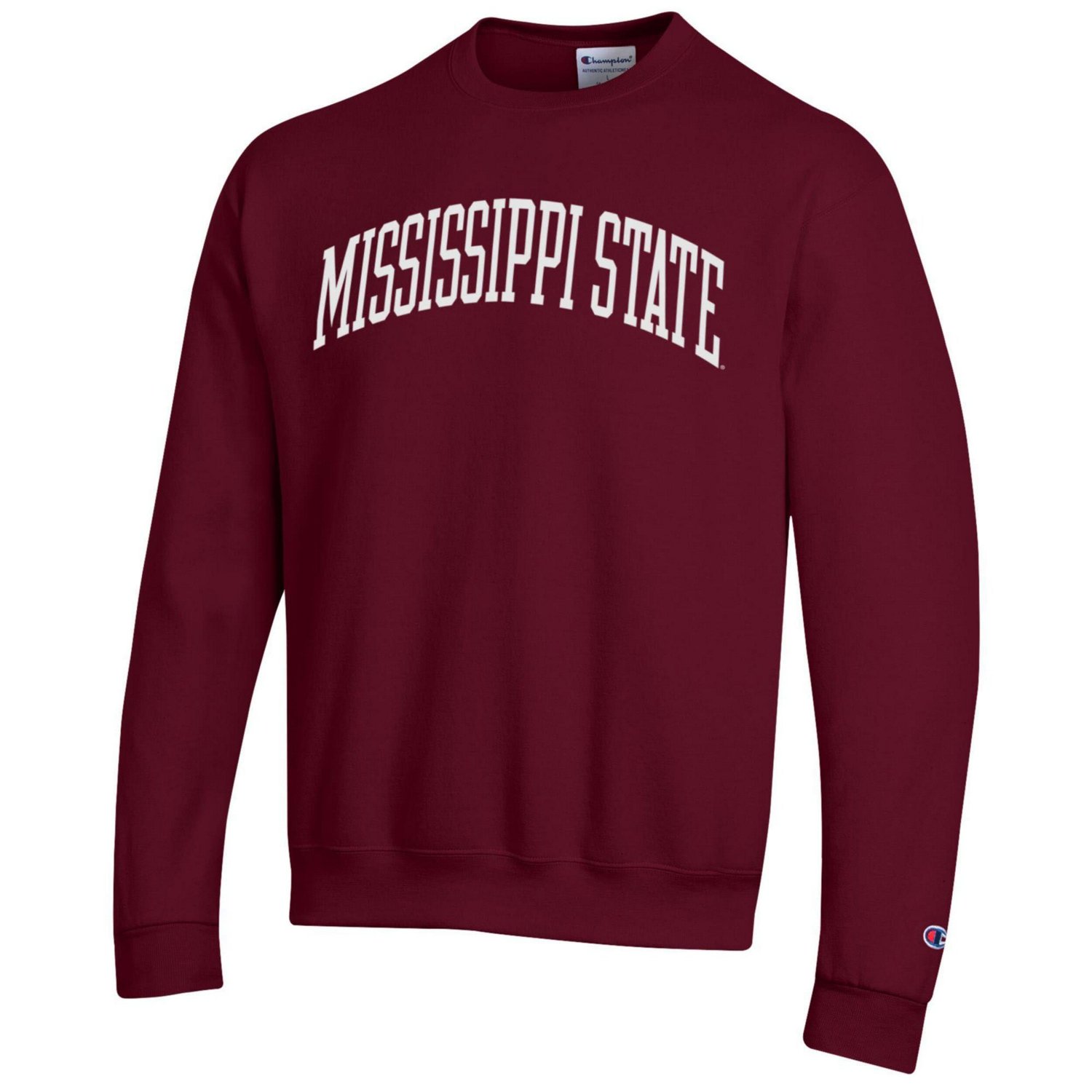 Champion Mississippi State Bulldogs Basic Arch Fleece Pullover Sweatshirt - view number 2