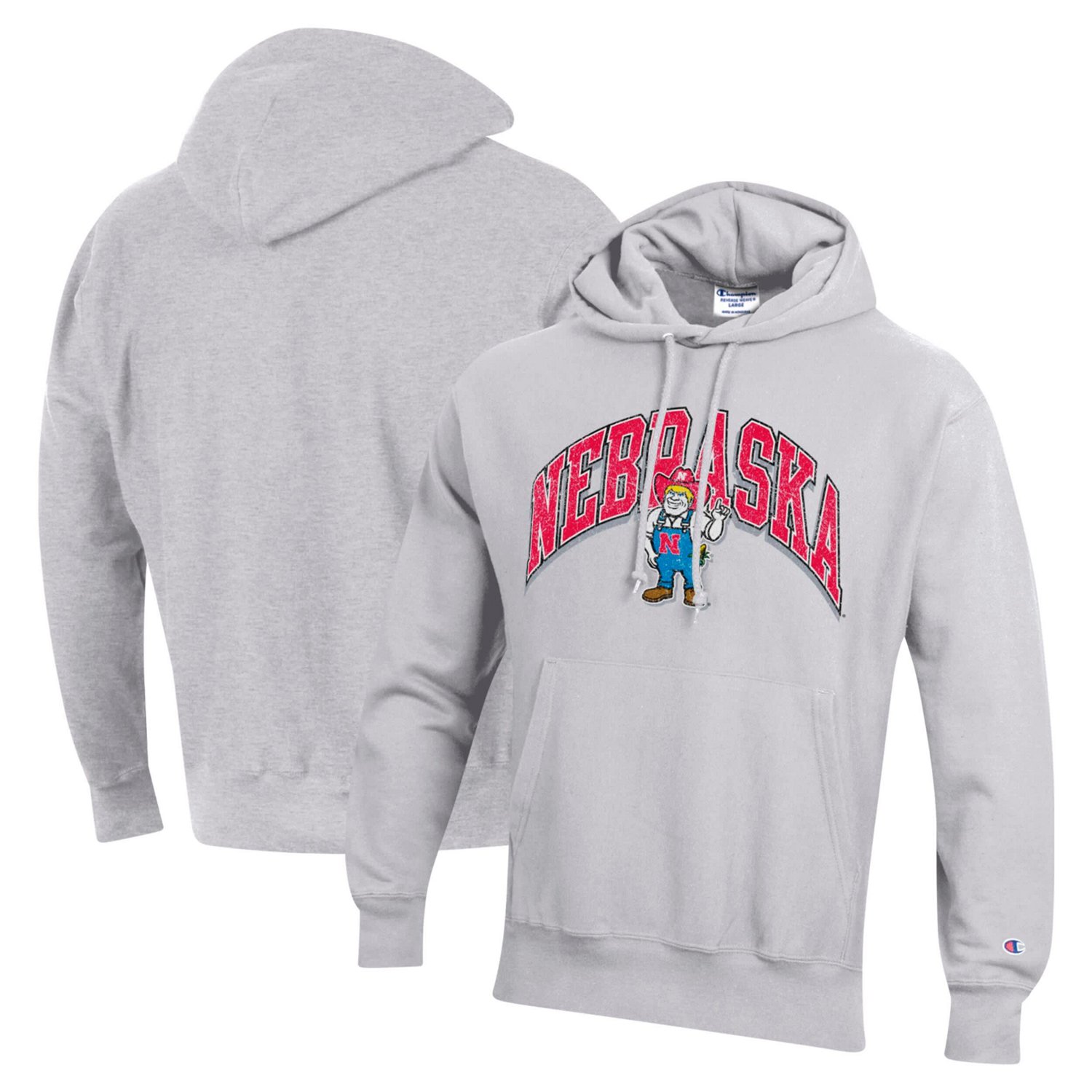 Champion Nebraska Huskers Vault Late Night Reverse Weave Pullover Hoodie