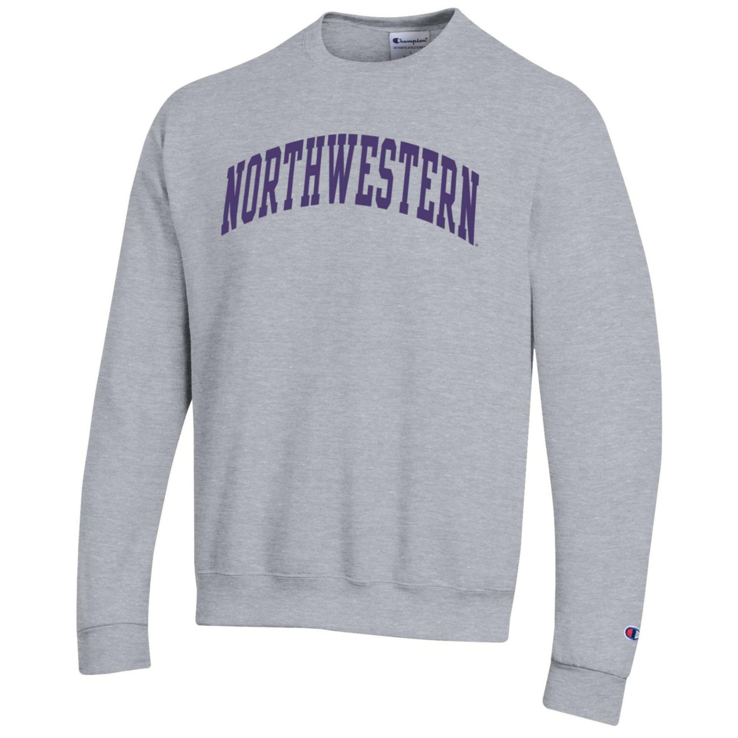 Champion Northwestern Wildcats Basic Arch Fleece Pullover Sweatshirt - view number 2