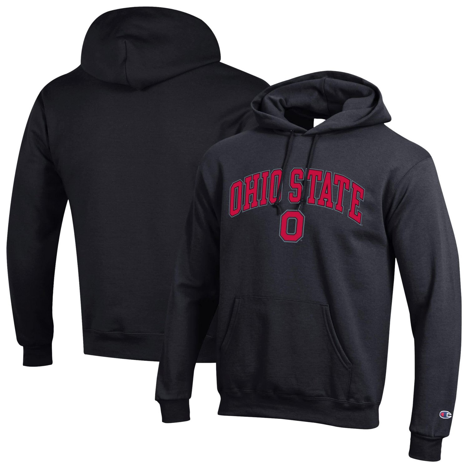 Champion Ohio State Buckeyes Arched Logo Fleece Pullover Hoodie - view number 1