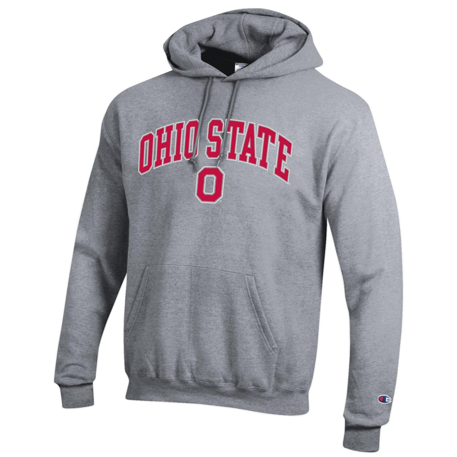 Champion Ohio State Buckeyes Arched Logo Fleece Pullover Hoodie - view number 2