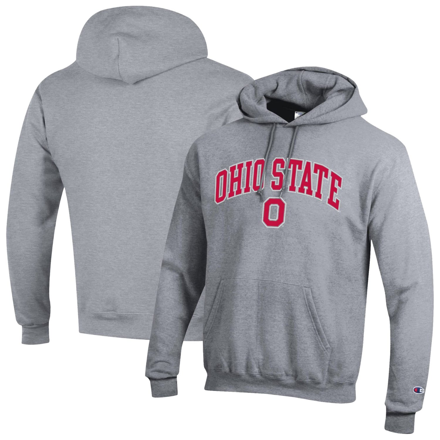 Champion Ohio State Buckeyes Arched Logo Fleece Pullover Hoodie - view number 1