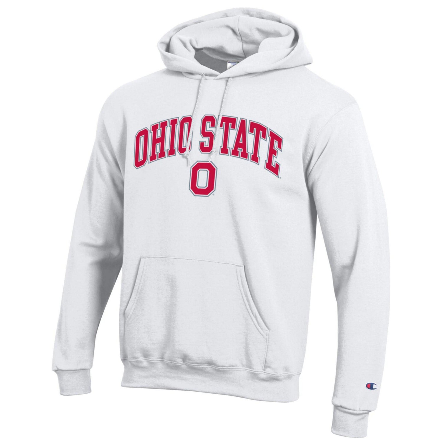 Champion Ohio State Buckeyes Arched Logo Fleece Pullover Hoodie - view number 2