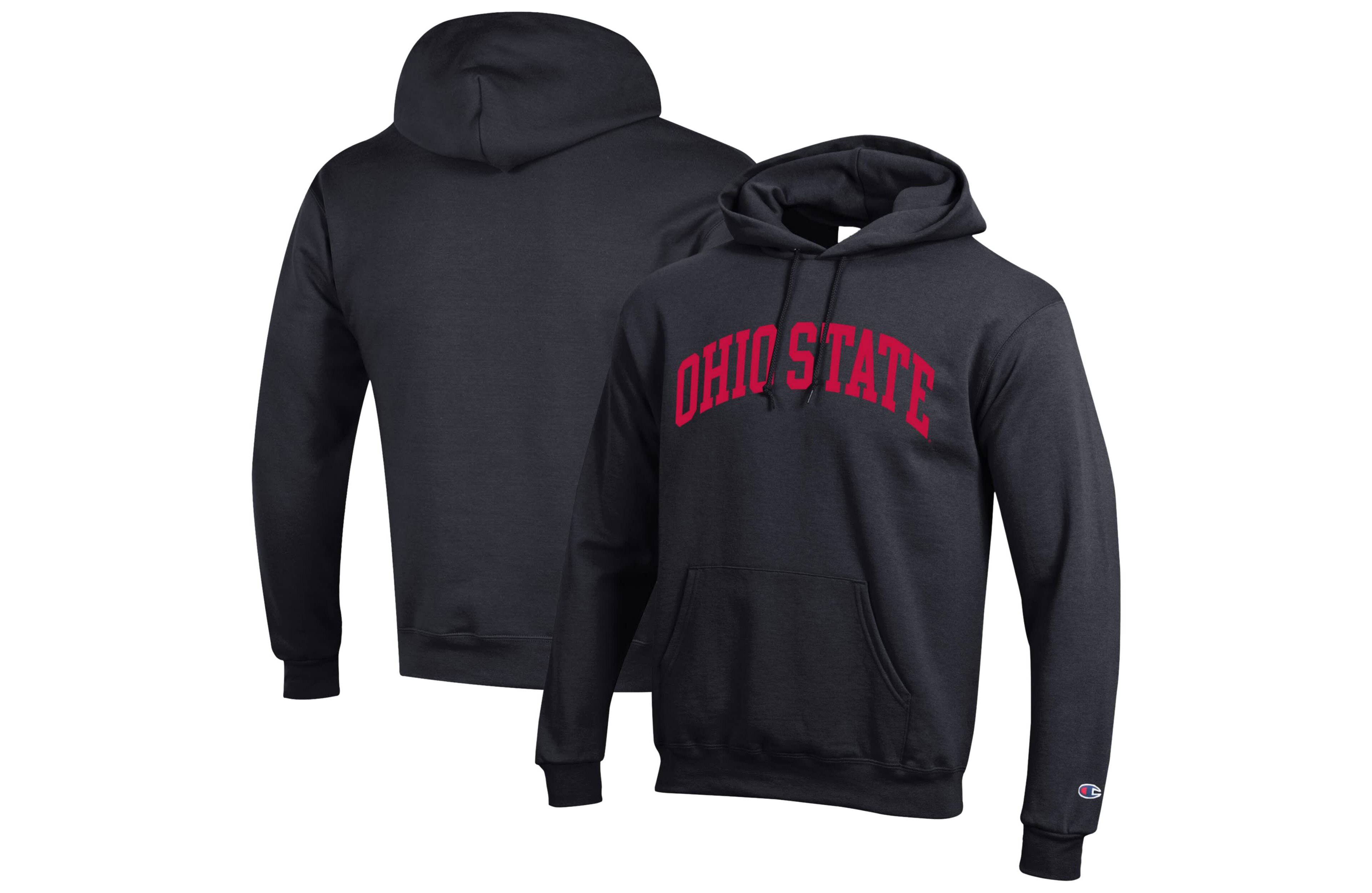 Champion Ohio State Buckeyes Basic Arch Fleece Pullover Hoodie