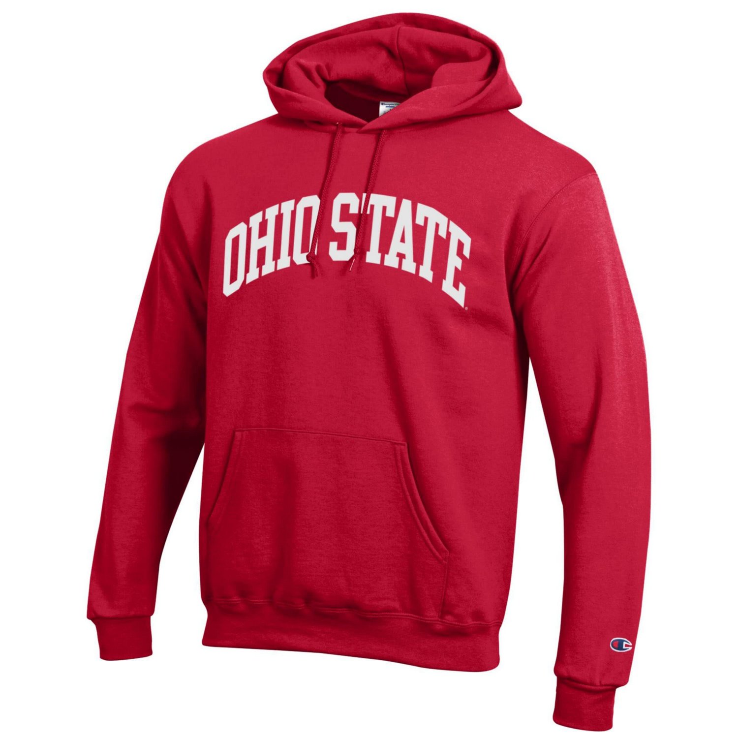 Champion Ohio State Buckeyes Basic Arch Fleece Pullover Hoodie - view number 2