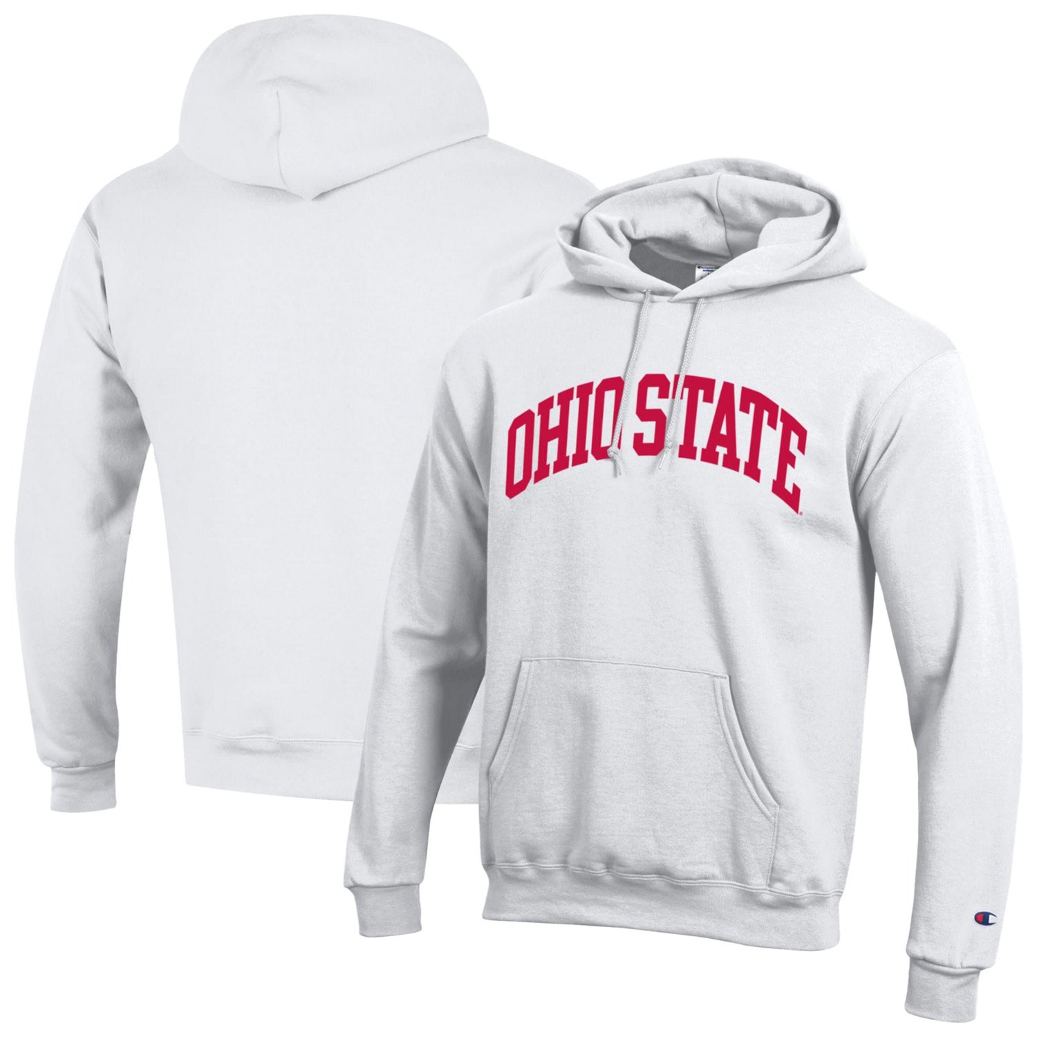 Champion Ohio State Buckeyes Basic Arch Fleece Pullover Hoodie - view number 1