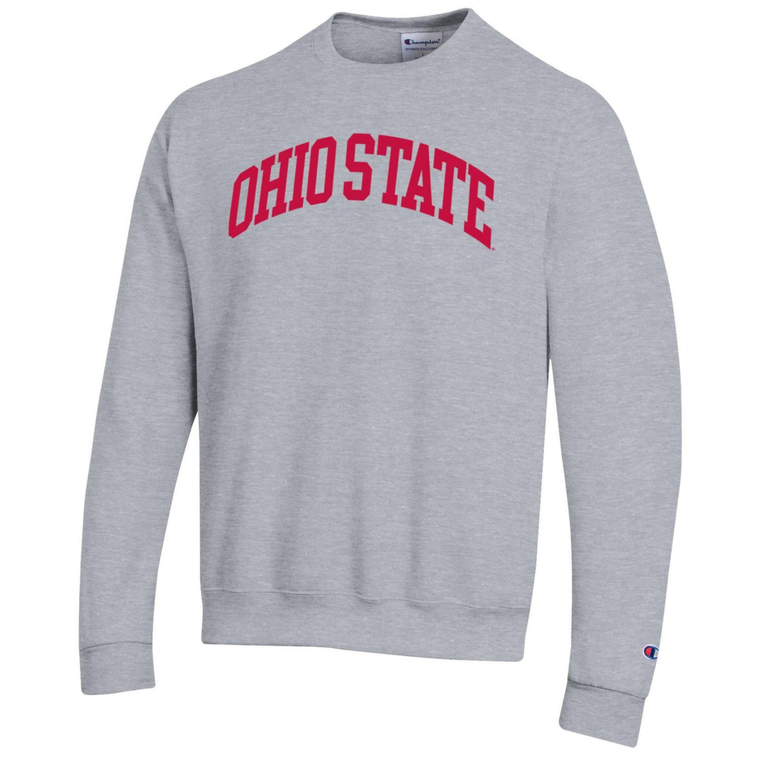 Champion Ohio State Buckeyes Basic Arch Fleece Pullover Sweatshirt - view number 2