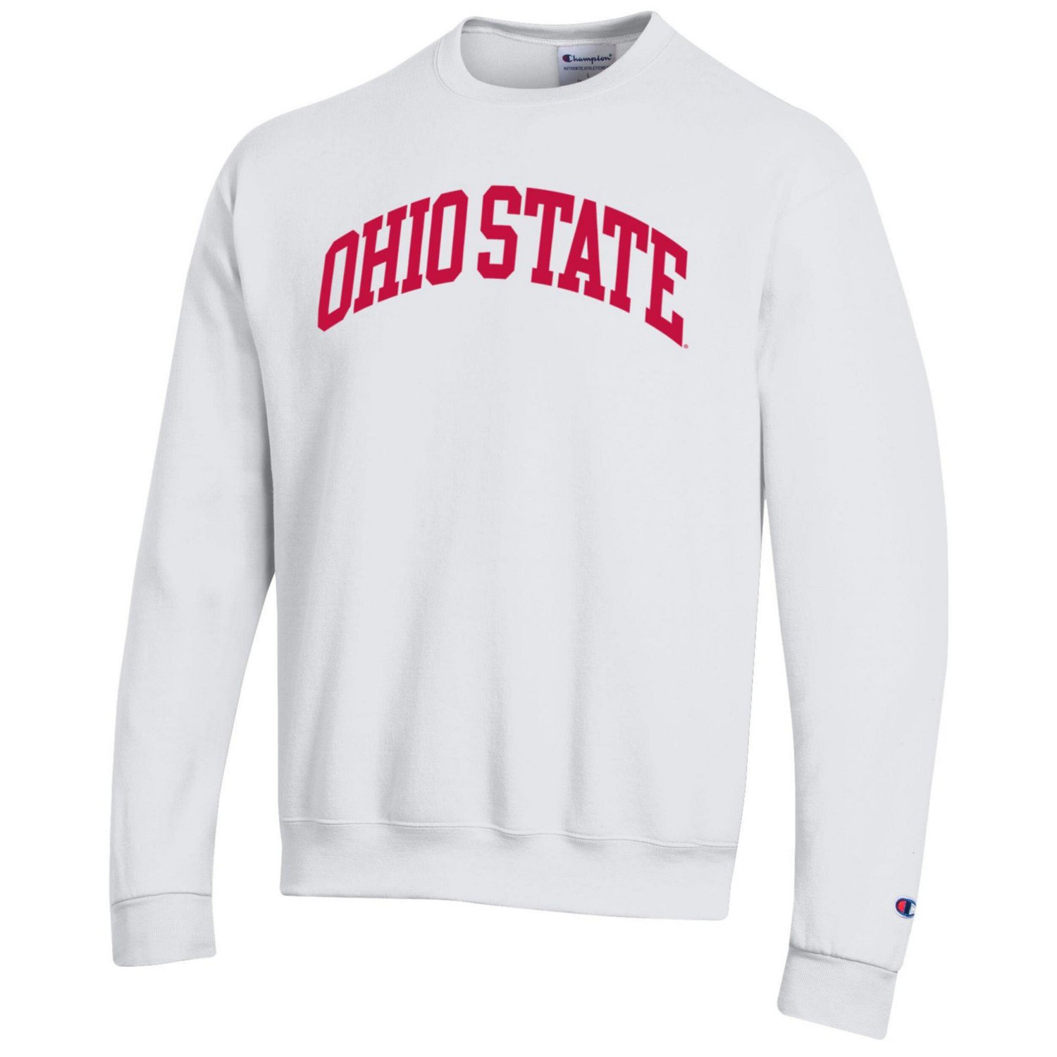 Champion Ohio State Buckeyes Basic Arch Fleece Pullover Sweatshirt - view number 2