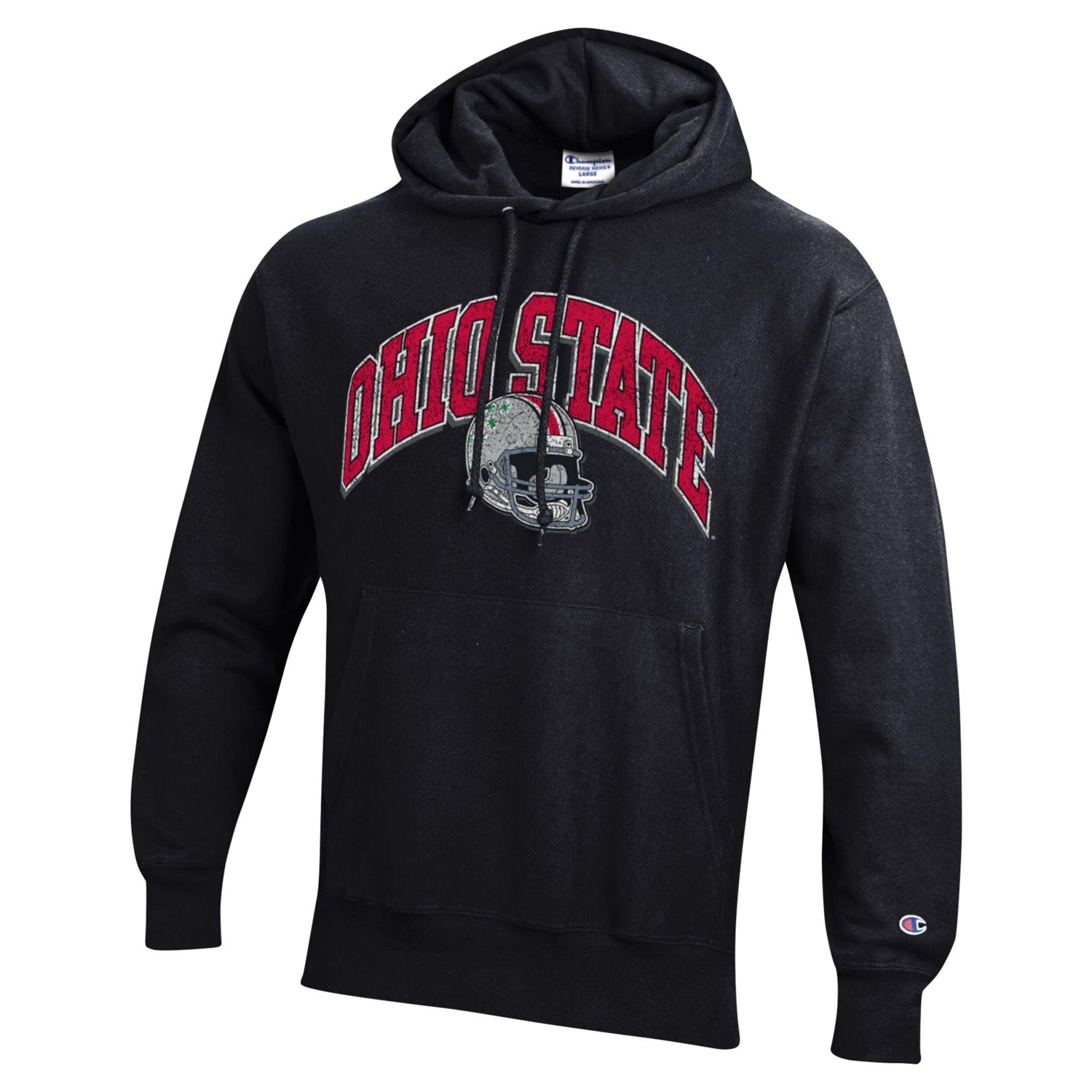 Champion Ohio State Buckeyes Vault Late Night Reverse Weave Pullover Hoodie                                                      - view number 2
