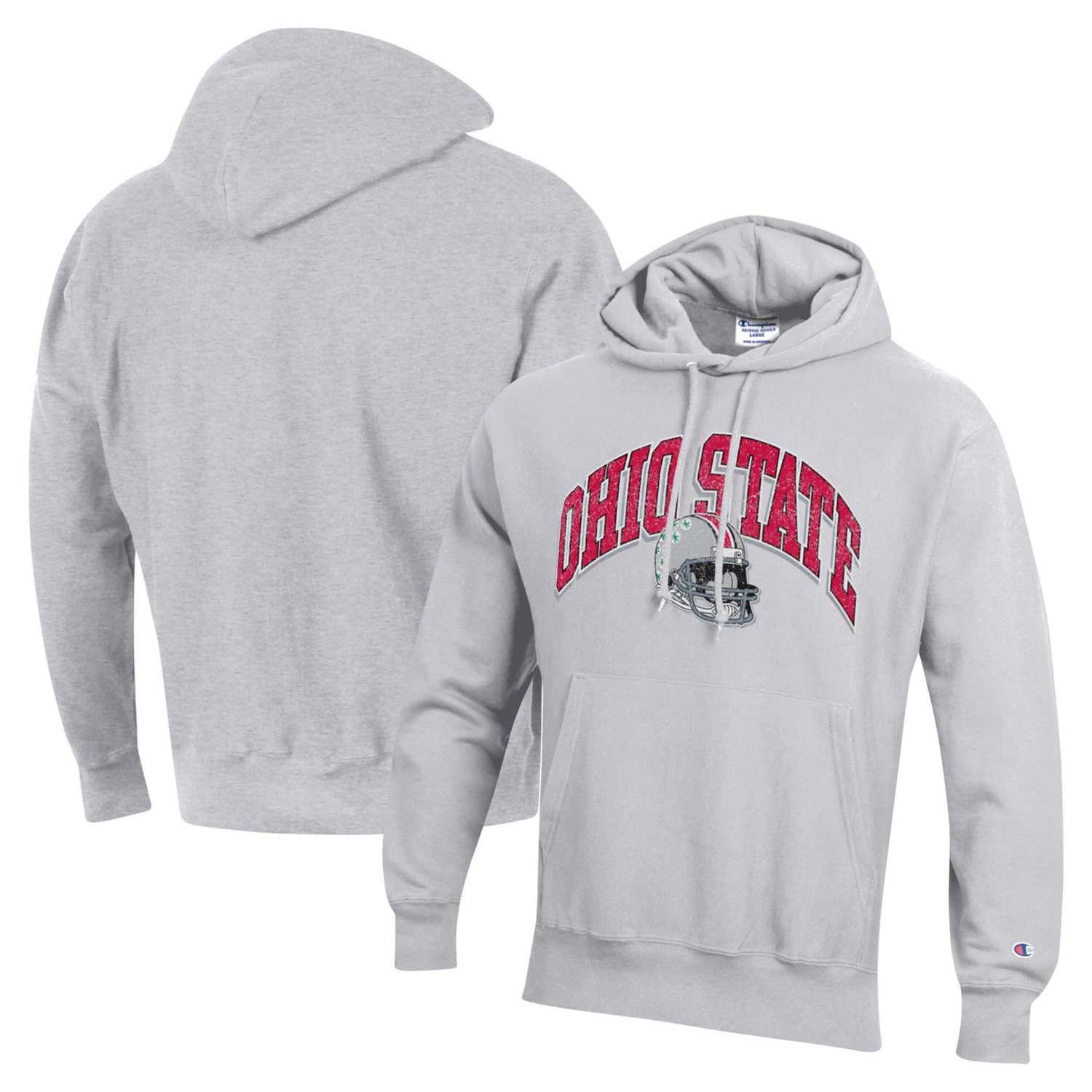 Champion Ohio State Buckeyes Vault Late Night Reverse Weave Pullover Hoodie                                                      - view number 1