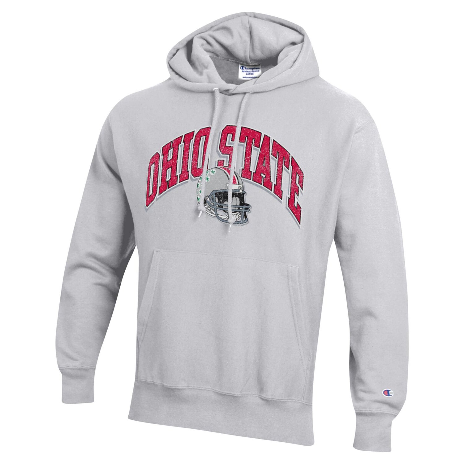 Champion Ohio State Buckeyes Vault Late Night Reverse Weave Pullover Hoodie                                                      - view number 2