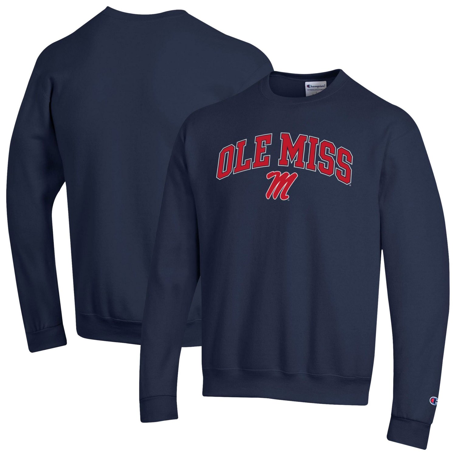 Champion Ole Miss Rebels Arch Over Logo Pullover Sweatshirt