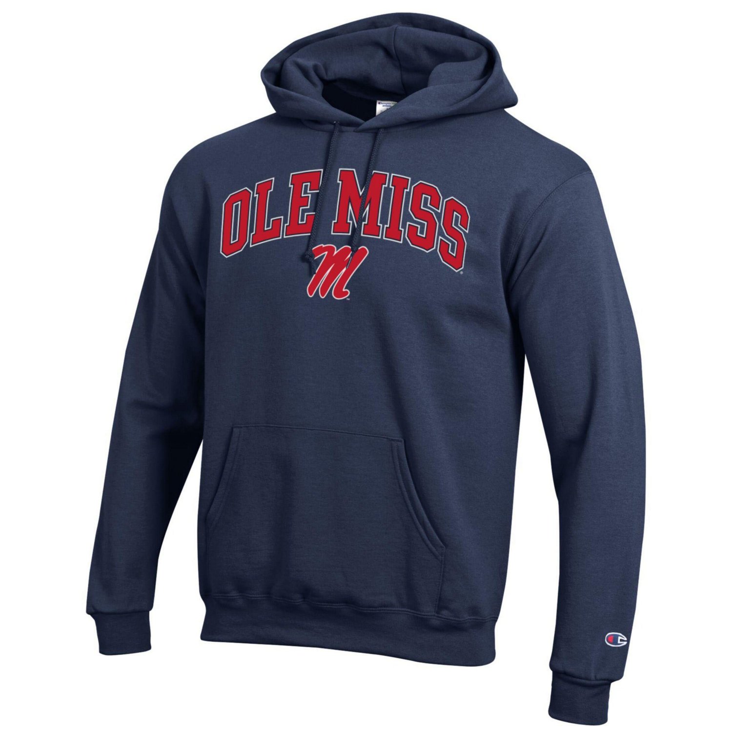 Champion Ole Miss Rebels Arched Logo Fleece Pullover Hoodie - view number 2