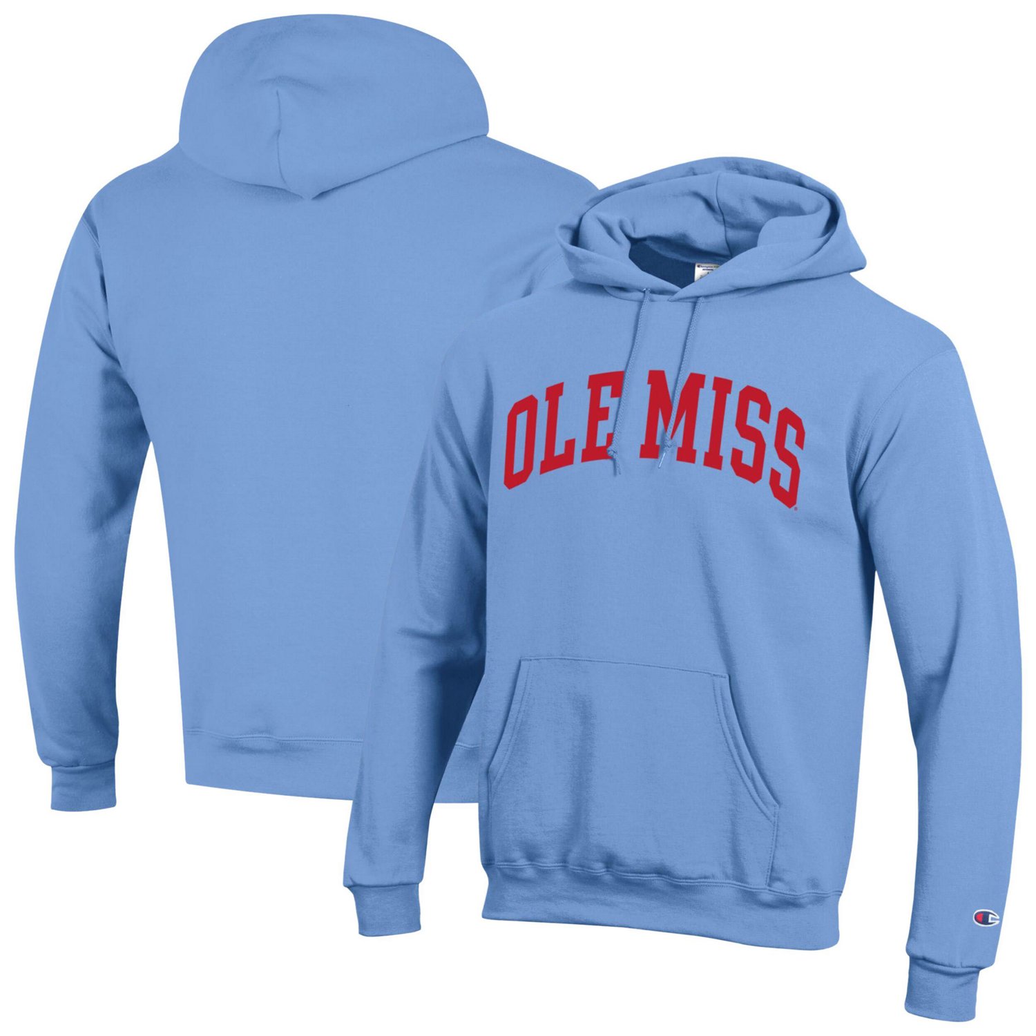Champion Ole Miss Rebels Basic Arch Fleece Pullover Hoodie