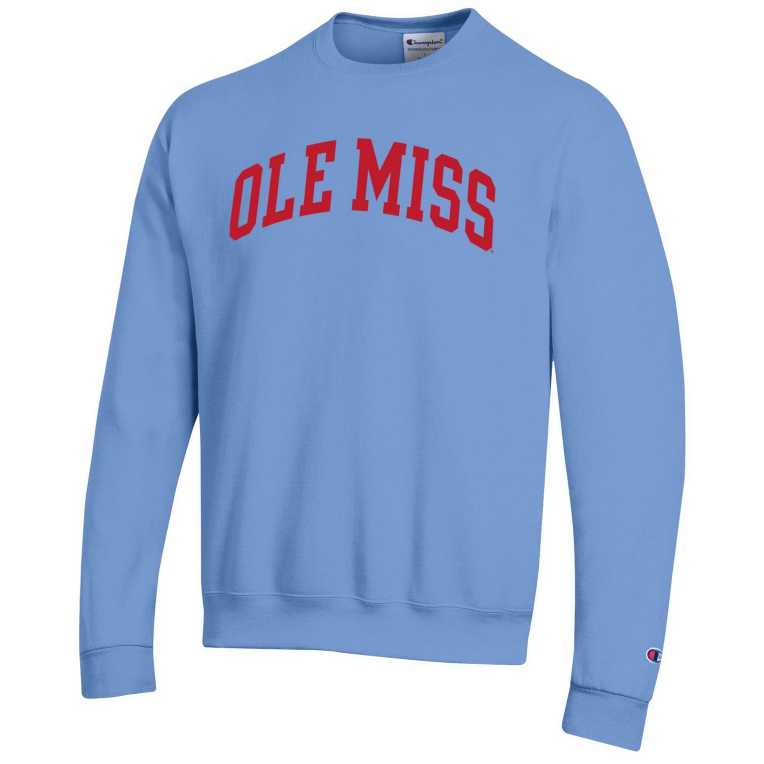 Champion Powder Ole Miss Rebels Basic Arch Fleece Pullover Sweatshirt - view number 2