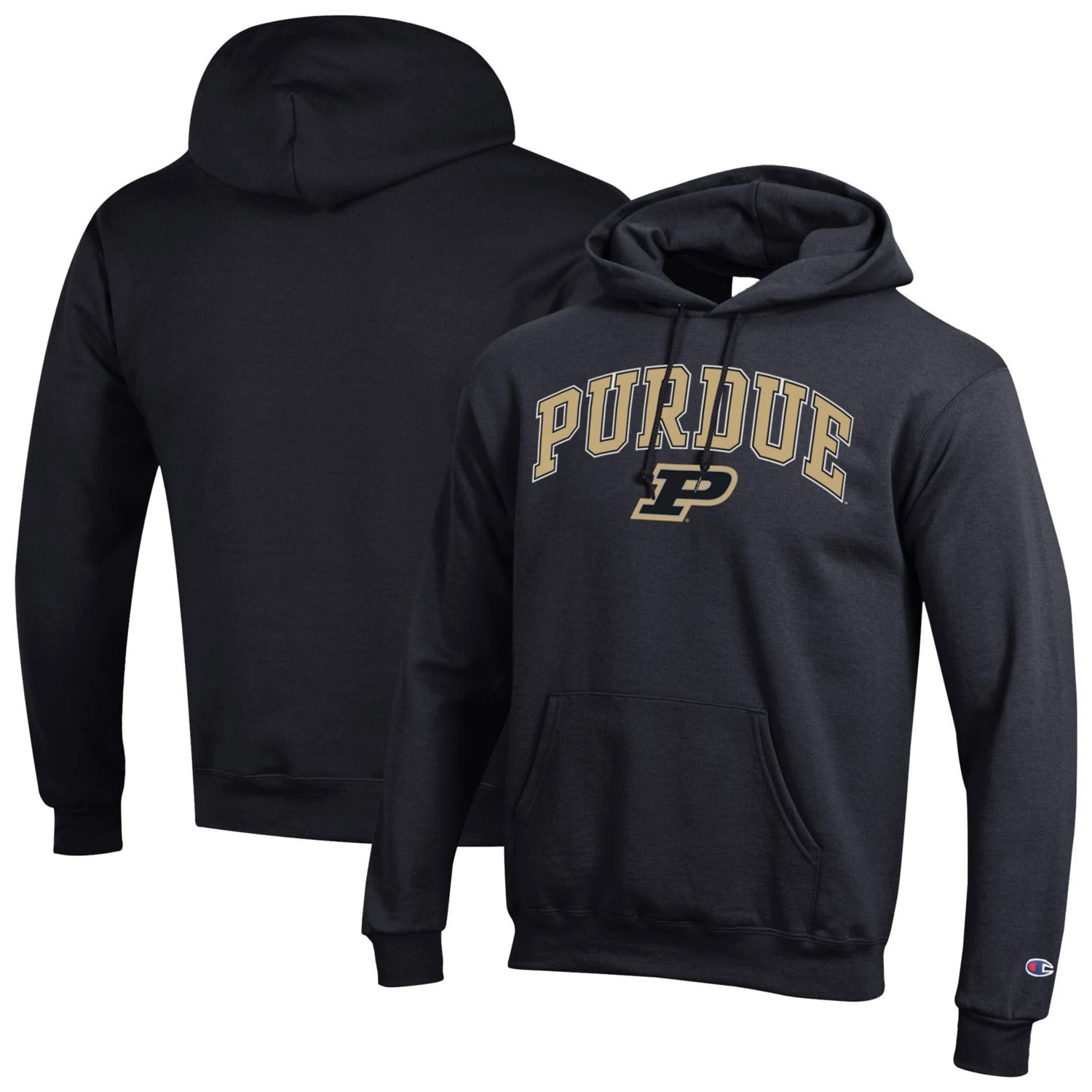 Champion Purdue Boilermakers Arched Logo Fleece Pullover Hoodie - view number 1