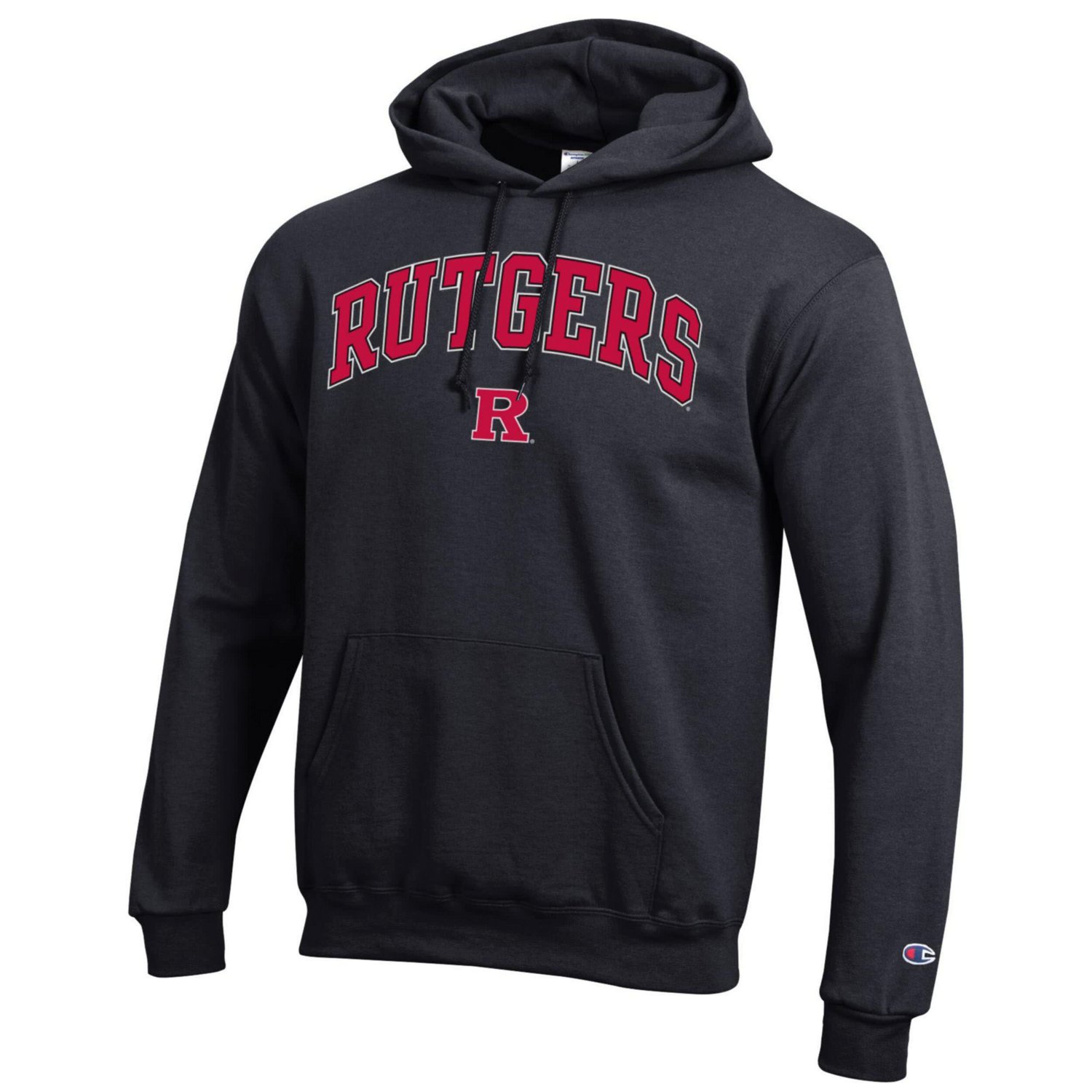 Champion Rutgers Scarlet Knights Arch Over Logo Pullover Hoodie - view number 2