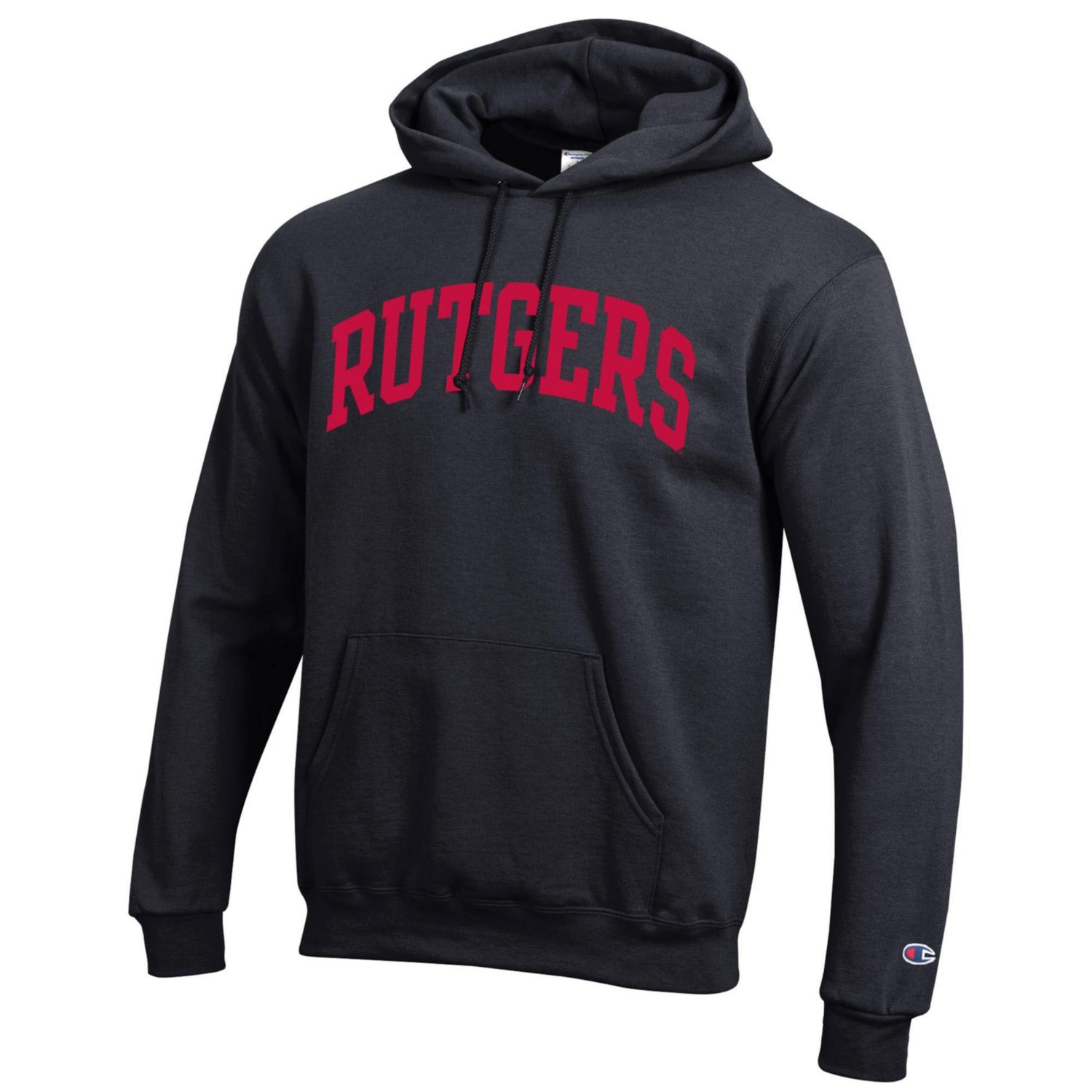 Champion Rutgers Scarlet Knights Basic Arch Fleece Pullover Hoodie - view number 2