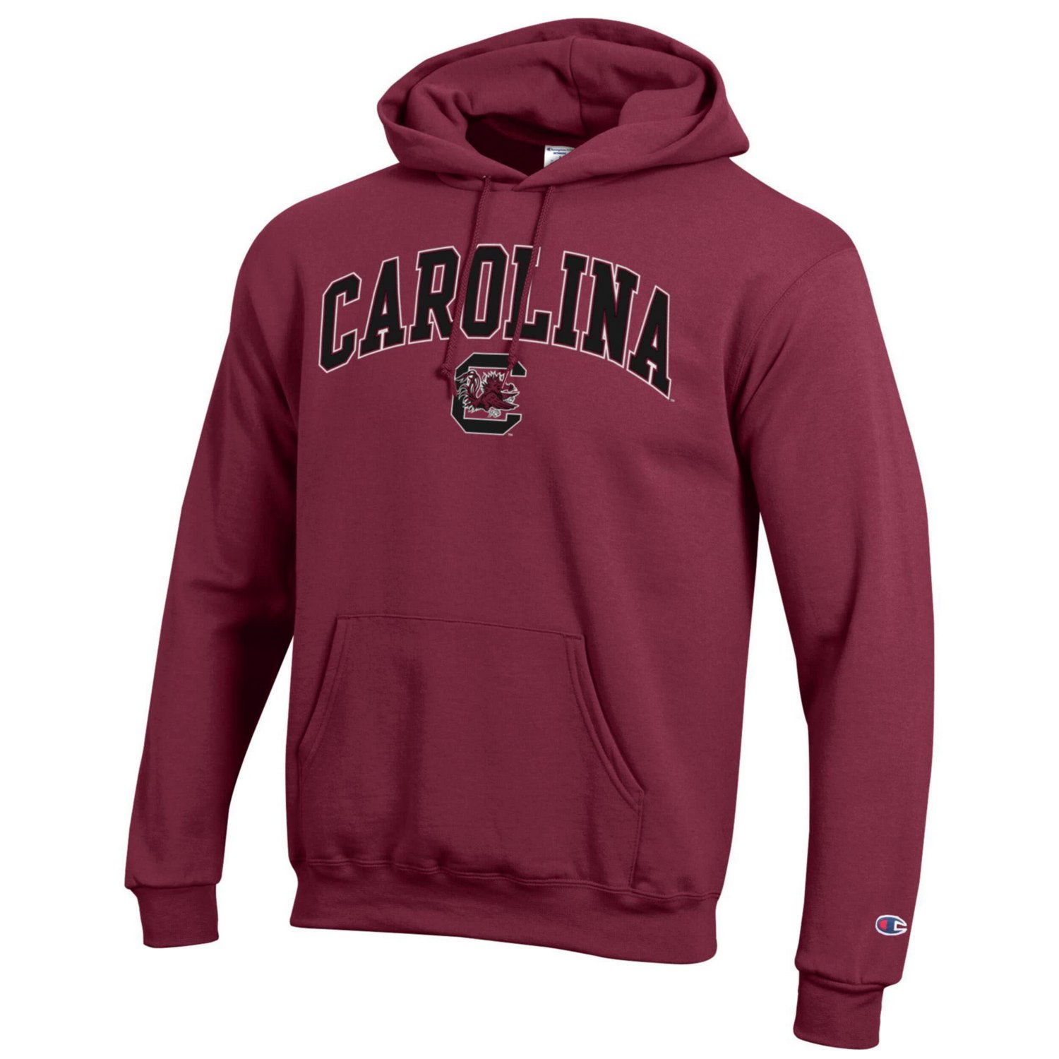 Champion South Carolina Gamecocks Arch Over Logo Pullover Hoodie - view number 2