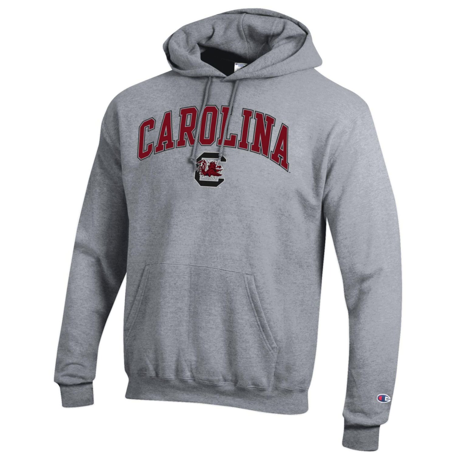 Champion South Carolina Gamecocks Arch Over Logo Pullover Hoodie - view number 2