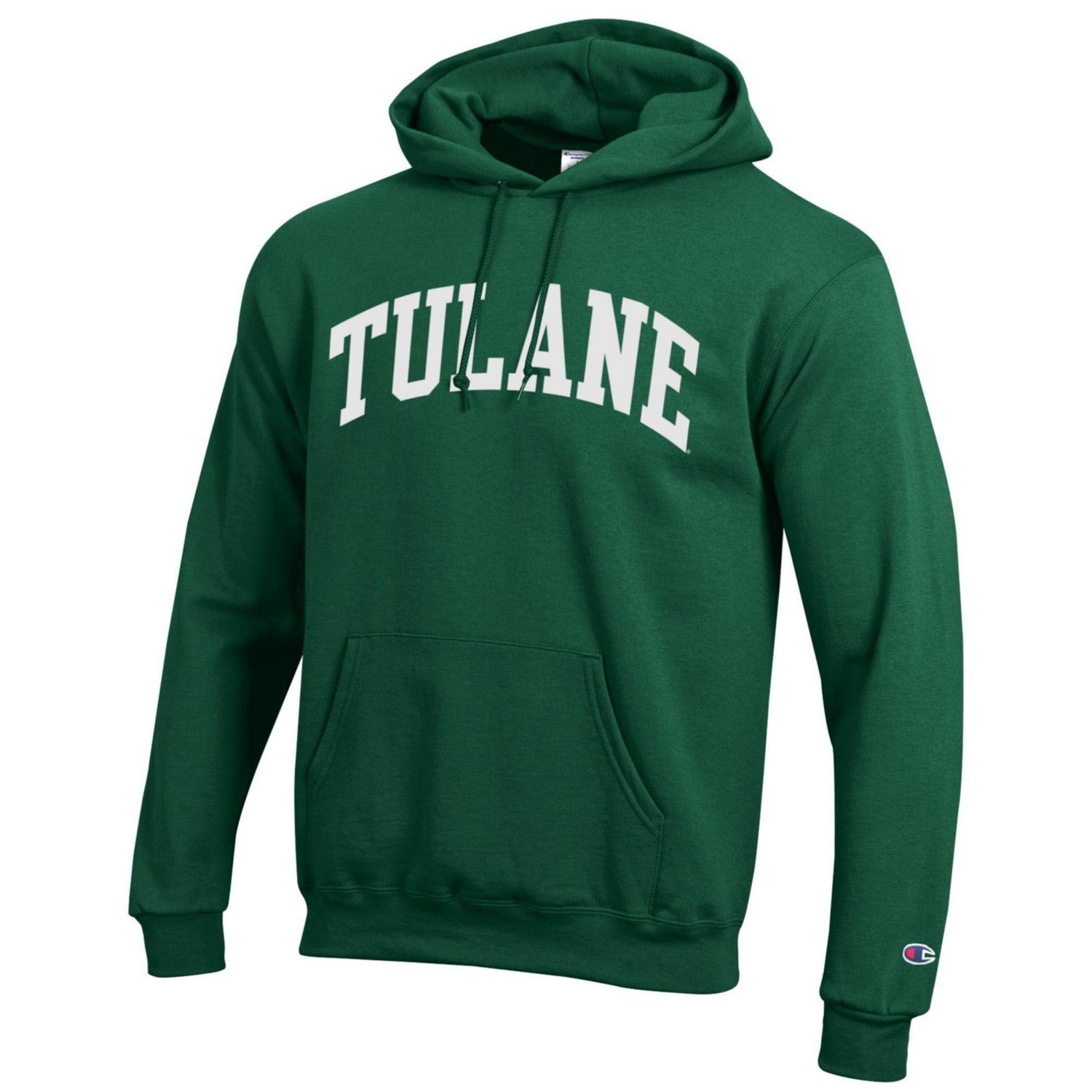 Champion Tulane Wave Basic Arch Fleece Pullover Hoodie - view number 2
