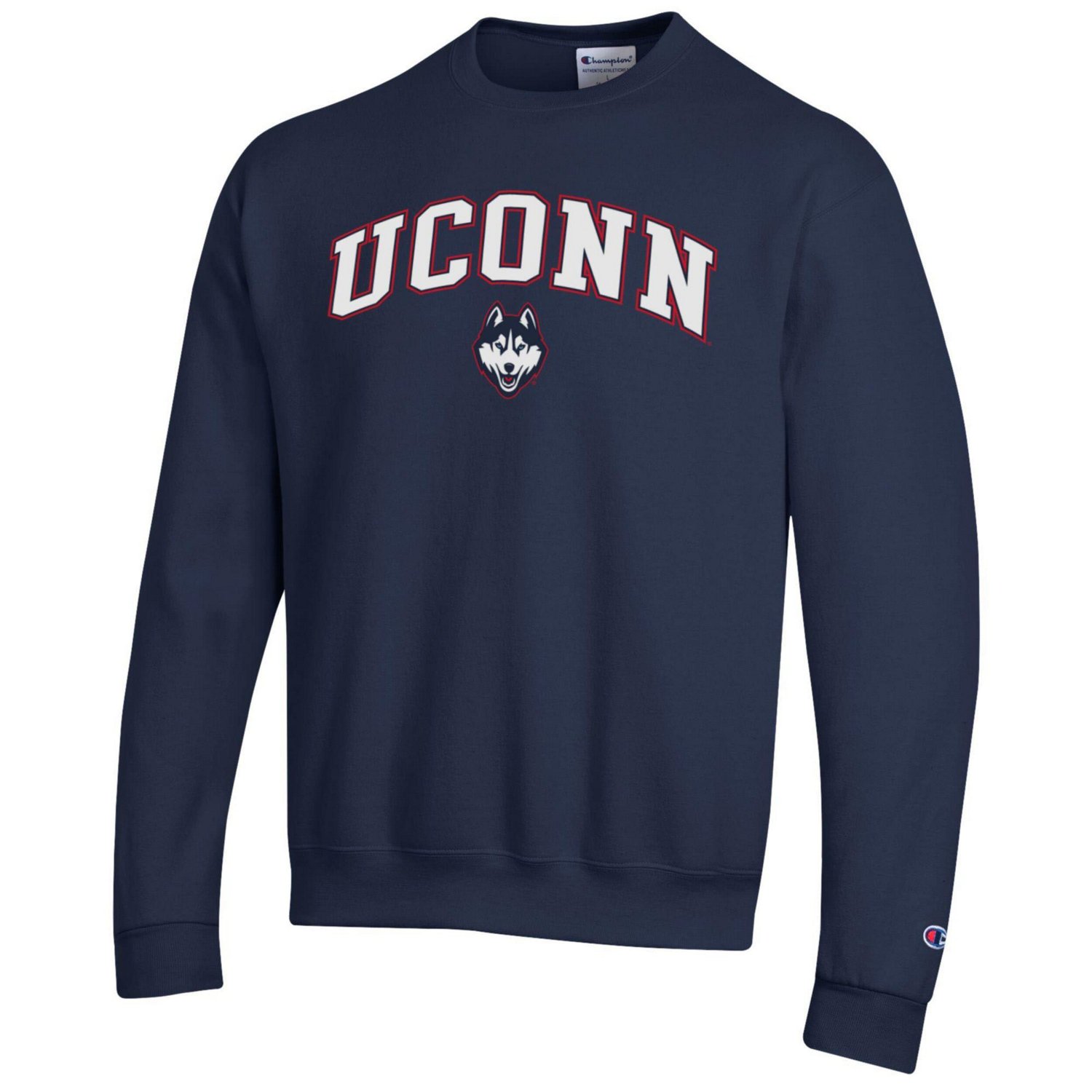 Champion UConn Huskies Arch Over Logo Pullover Sweatshirt - view number 2