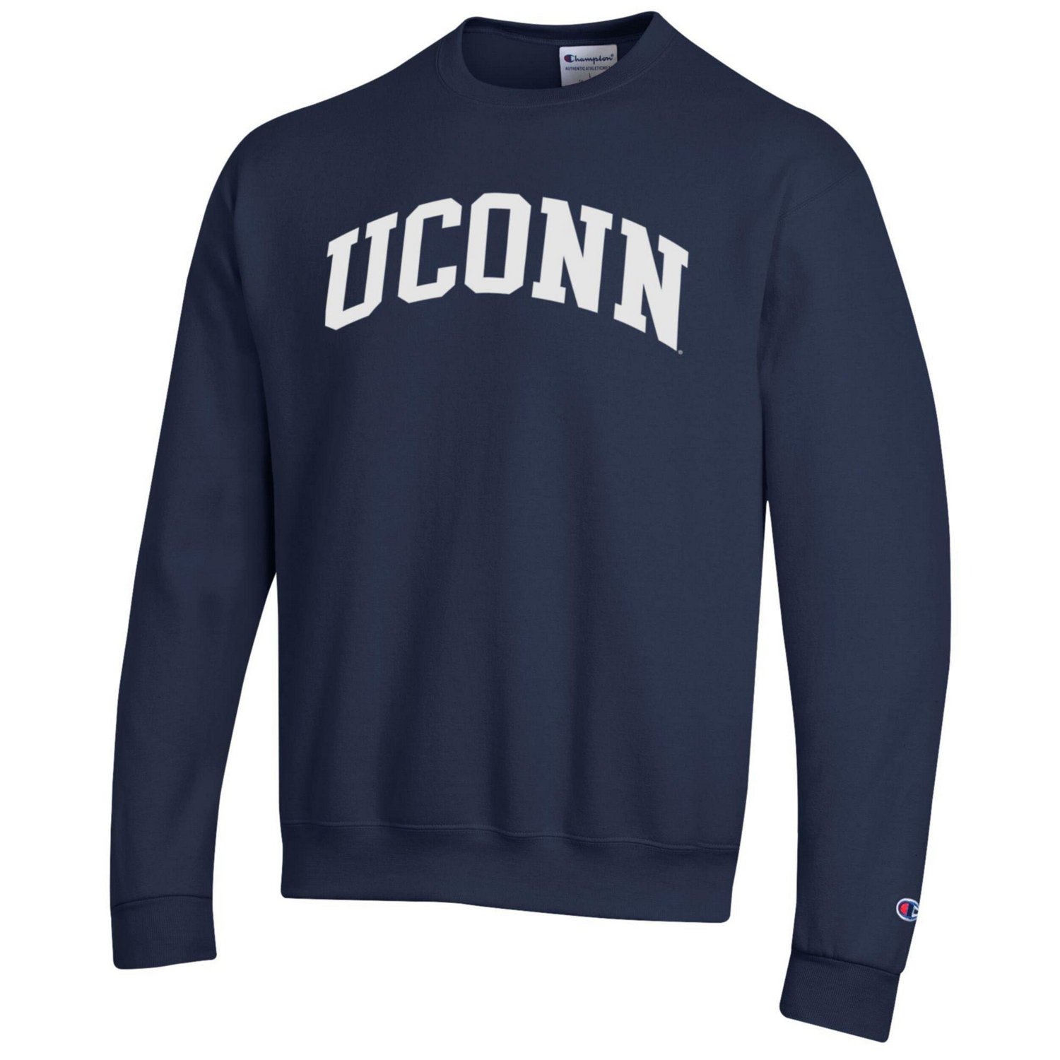 Champion UConn Huskies Basic Arch Fleece Pullover Sweatshirt - view number 2