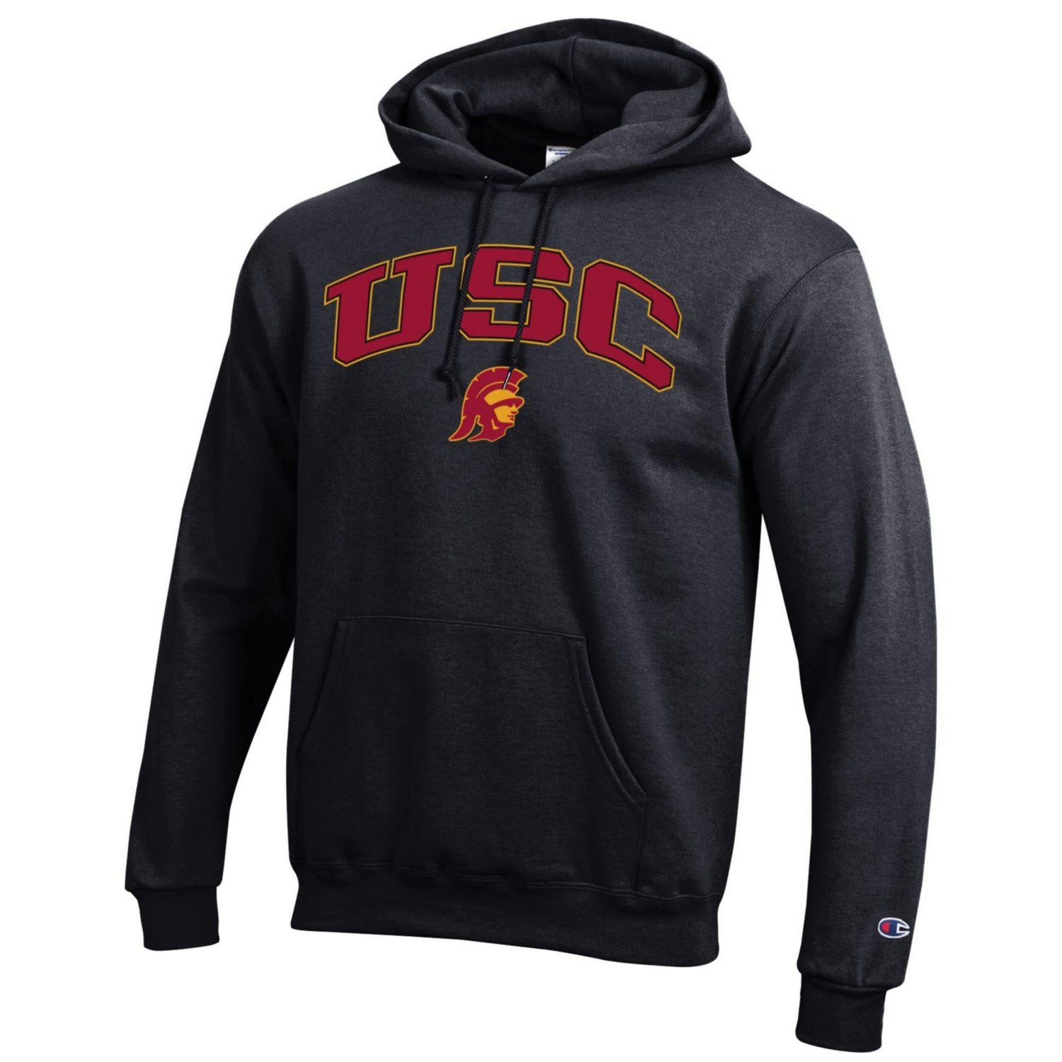 Champion USC Trojans Arch Over Logo Pullover Hoodie - view number 2