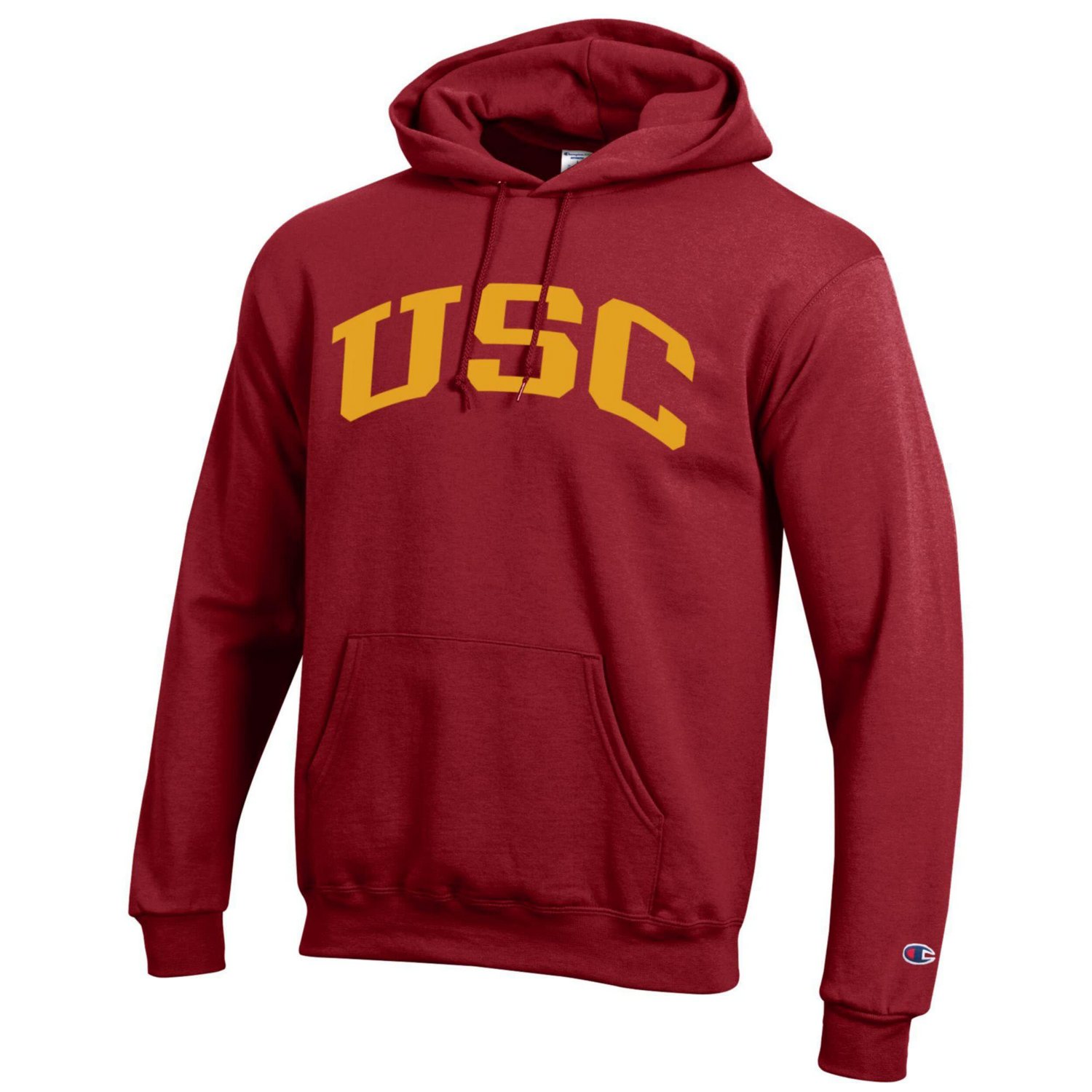 Champion USC Trojans Basic Arch Fleece Pullover Hoodie - view number 2