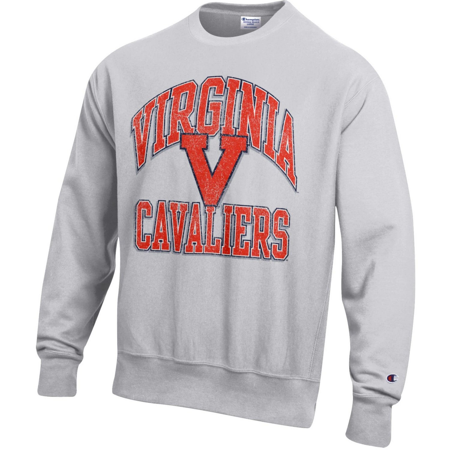 Champion Virginia Cavaliers Vault Late Night Reverse Weave Pullover Sweatshirt - view number 2