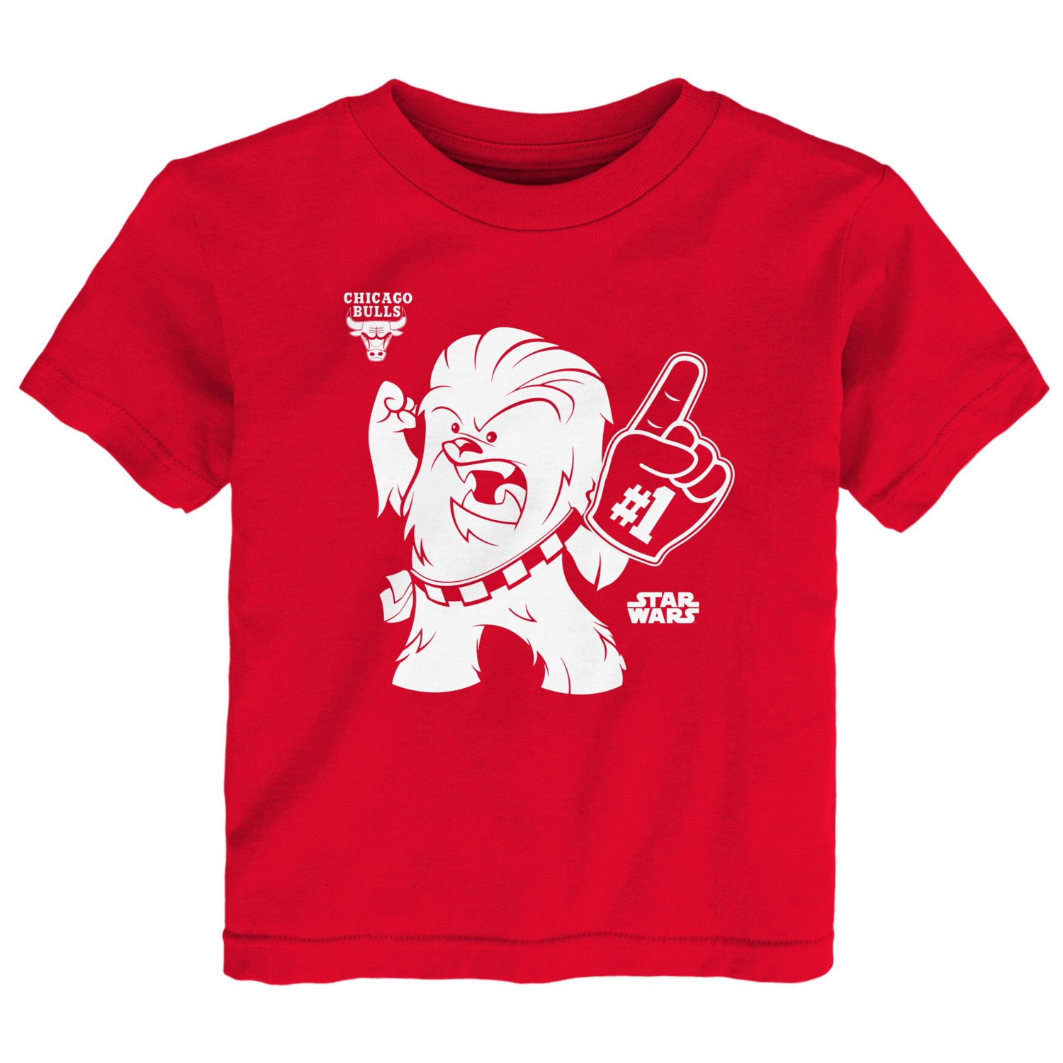 Chicago Bulls Star Wars Chewie 1 Fan T-Shirt - view number 1