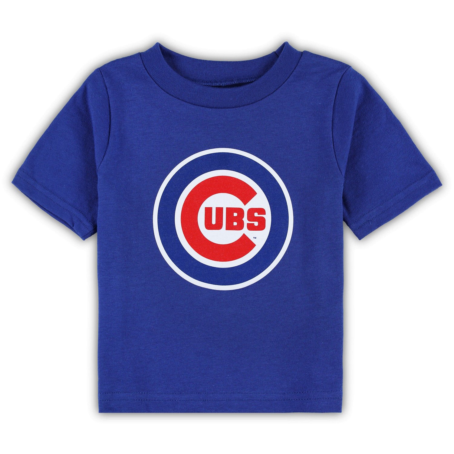 Chicago Cubs Team Crew Primary Logo T-Shirt